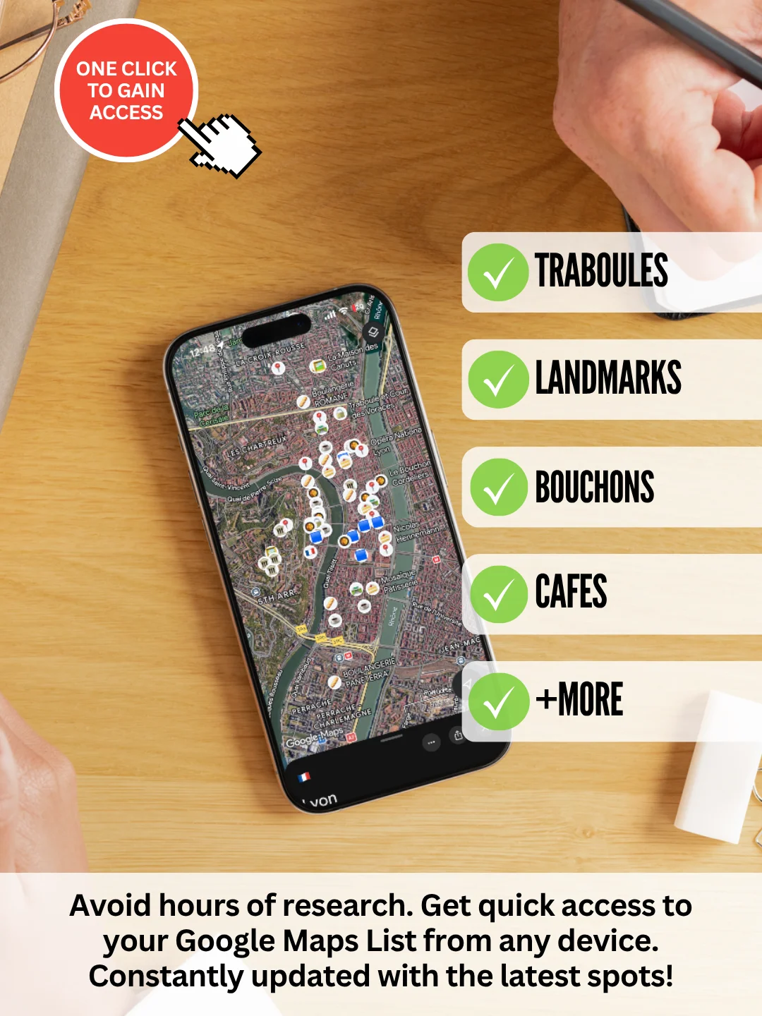 Lyon Cheat Sheet + FREE Google Maps List (60+ LOCATIONS) product image (4)