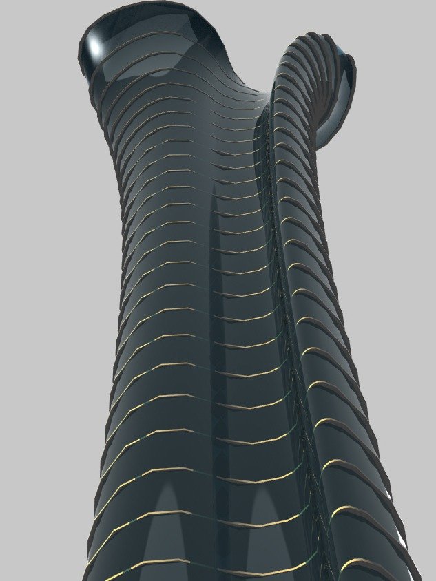 Parametric Tower Facade Design Grasshopper Rhino Files Download ...