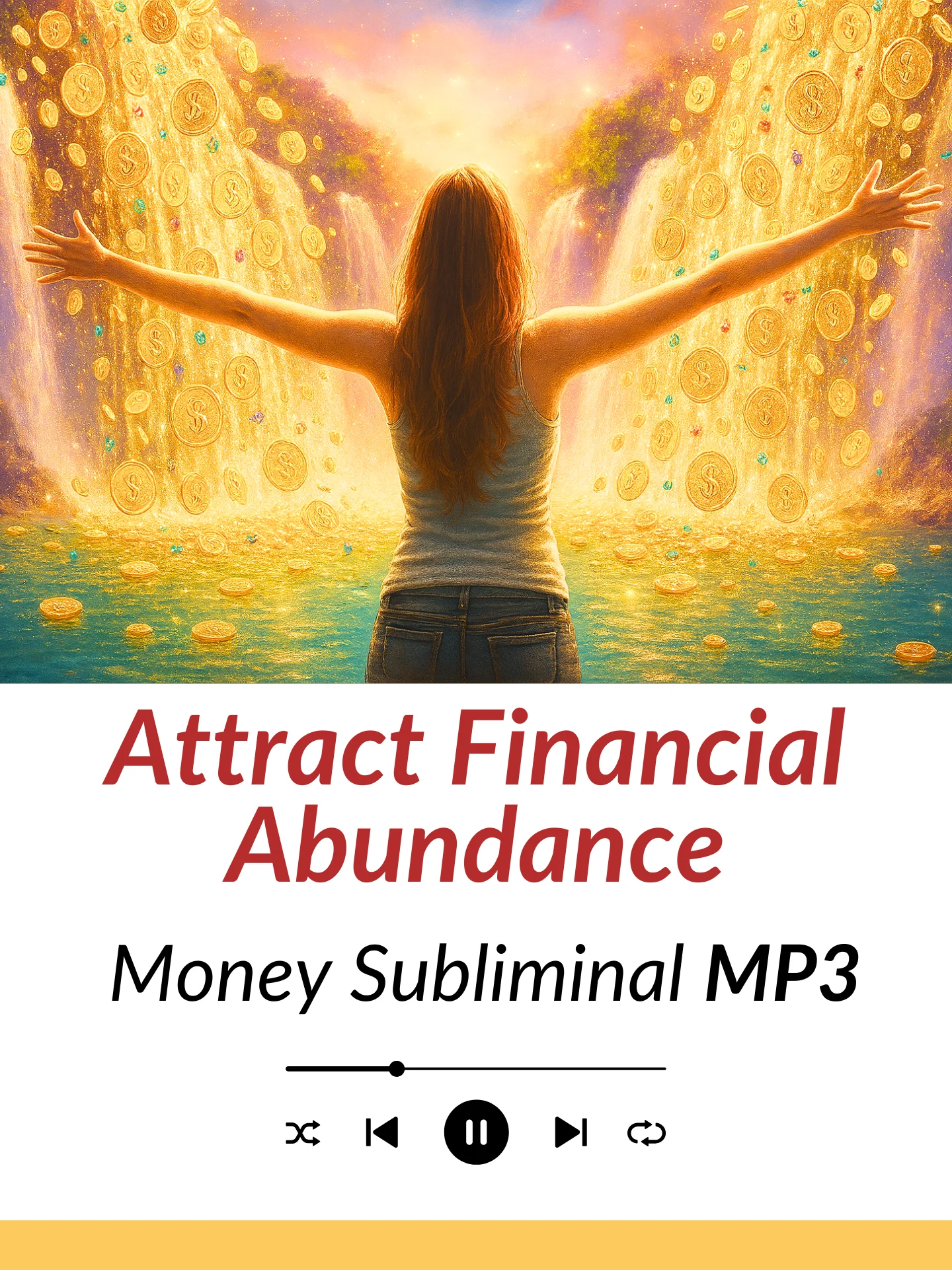 Attract Financial Abundance Wealth Manifestation Subliminal | MP3 Audio Download product image (1)