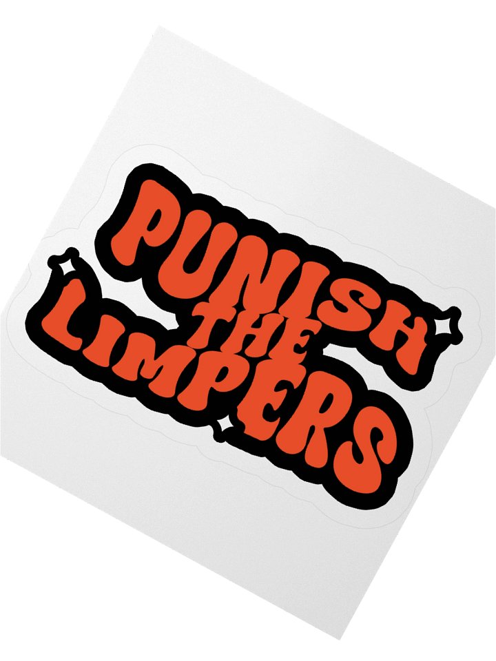 'Punish the Limpers' Sticker product image (2)