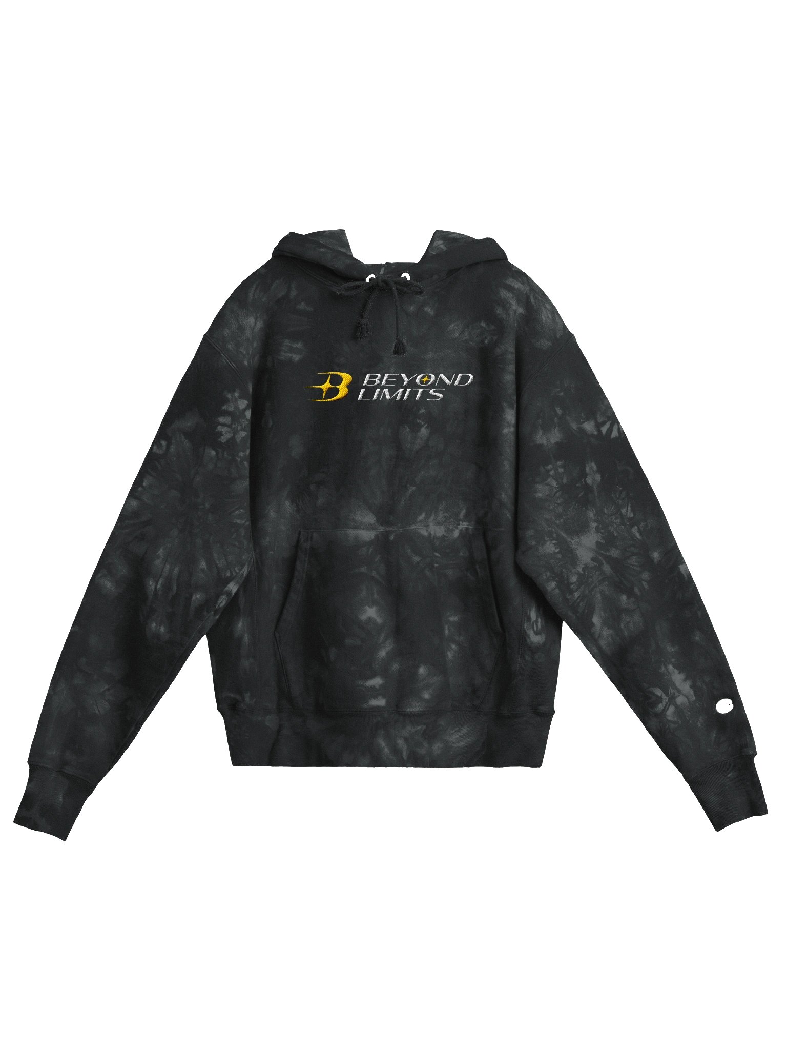LockupBlackYellow Champion Hoodie product image (1)