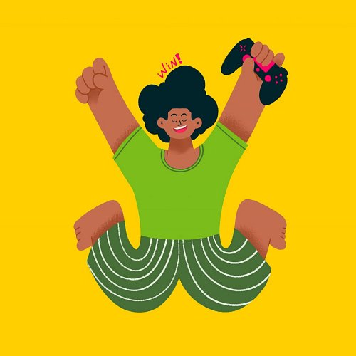 Vibrant selection of artworks by Brazilian artist Leo Vargas (@ leowv), known for his playful illustrations and colorful pale...