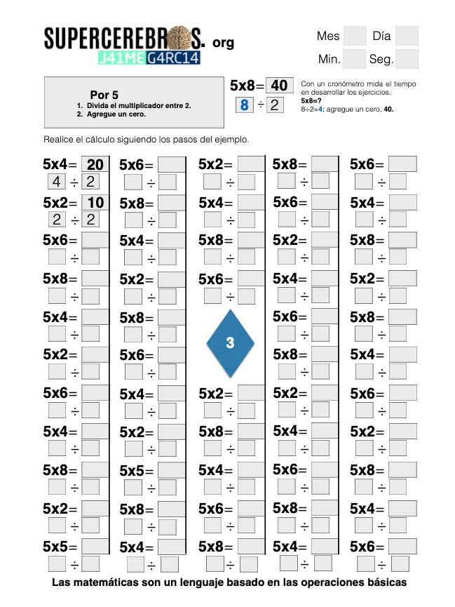 Cartilla Tablas de Multiplicar product image (5)