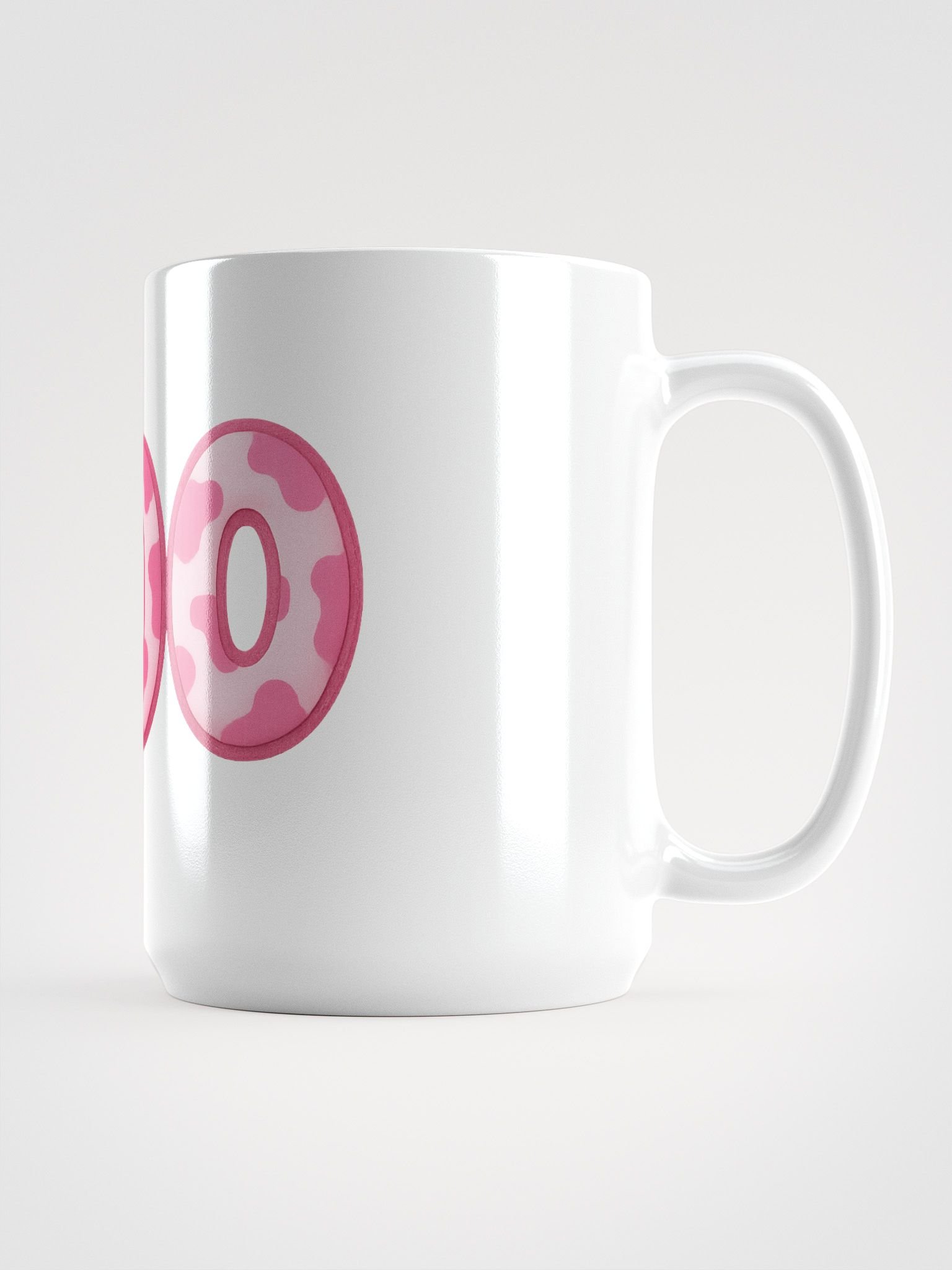 Moo Print White Glossy Mug product image (2)
