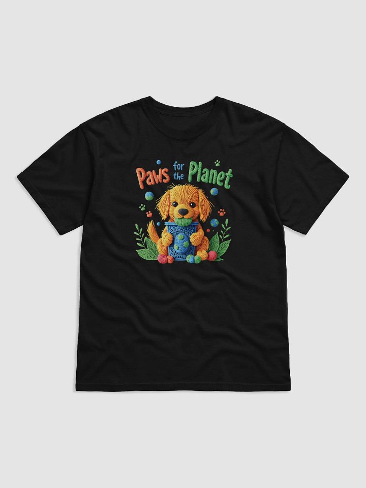 Paws for the Planet - Cute Eco-Friendly Dog Earth Day T-Shirt product image (2)