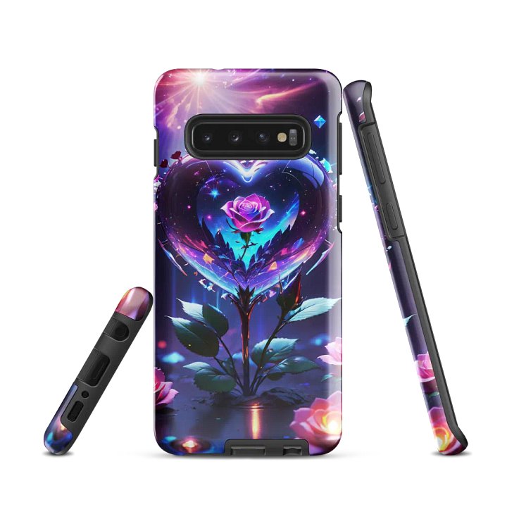 Eternal Rose Samsung Tough Case - Galaxy Heart & Rose Design product image (1)