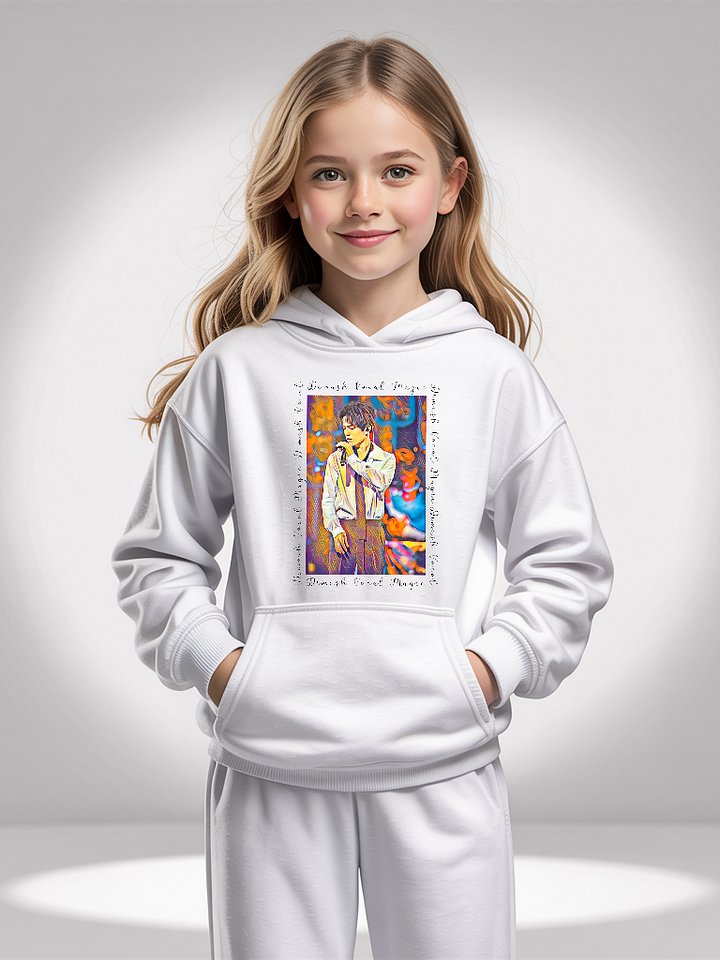 Singer From Kazakhstan Kids Gildan Unisex Hoodie product image (13)
