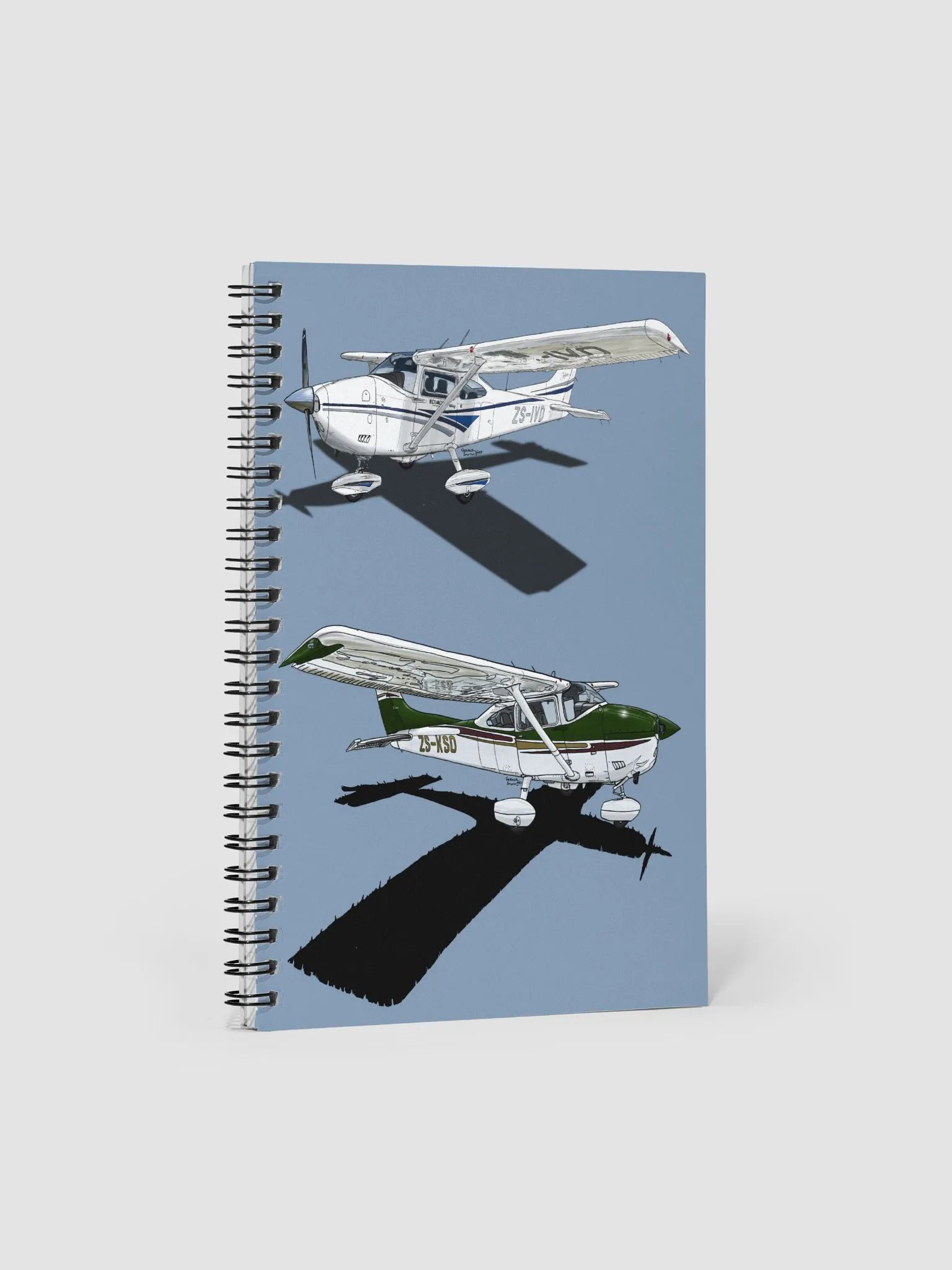Skyward Spirits Collection Notebook 2 Perfect Gift for Pilots & Enthusiasts Sketching Doodling Journals product image (1)