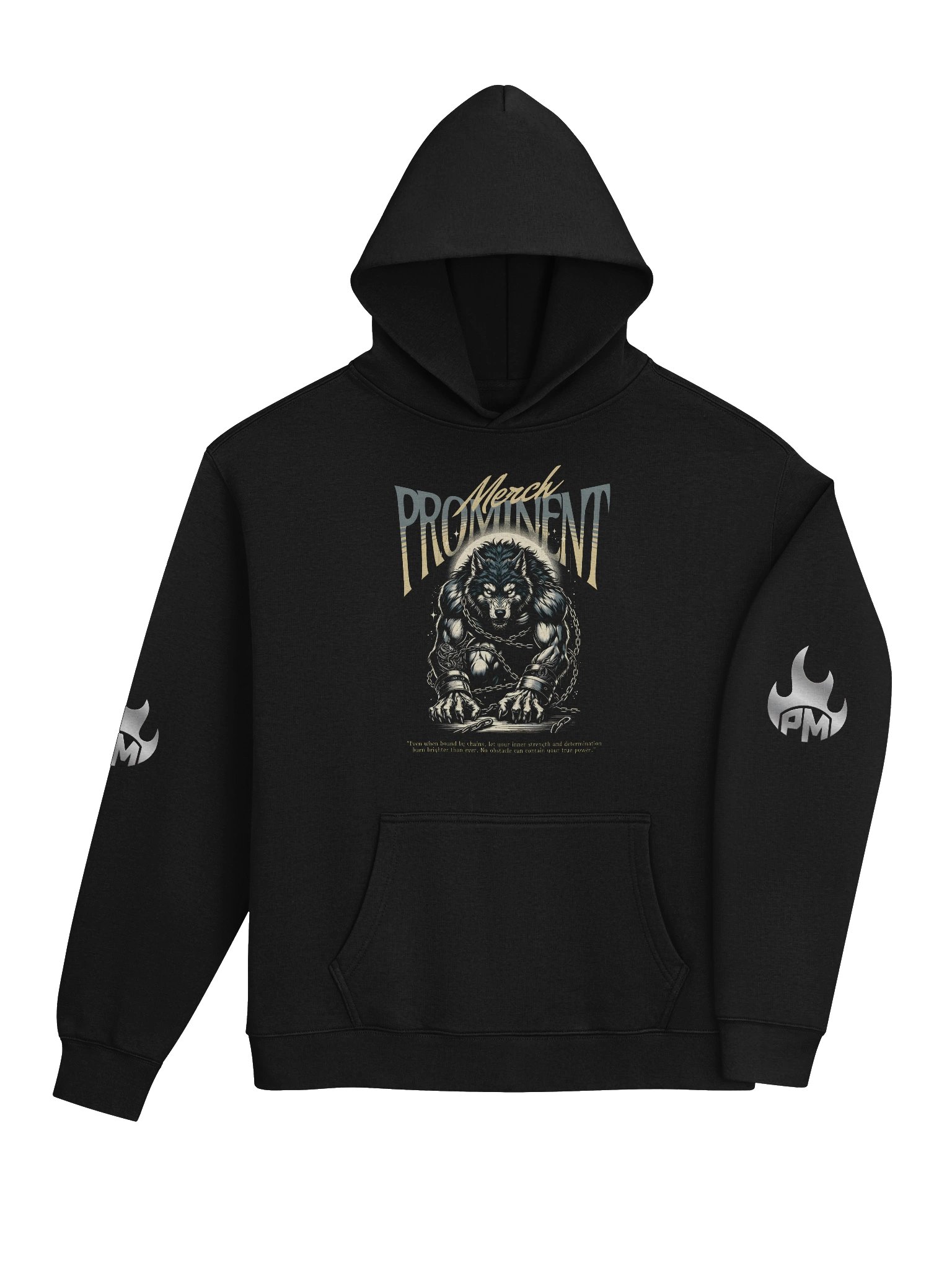 Wolf's Strength /Action equals Success Premium Hoodies product image (4)