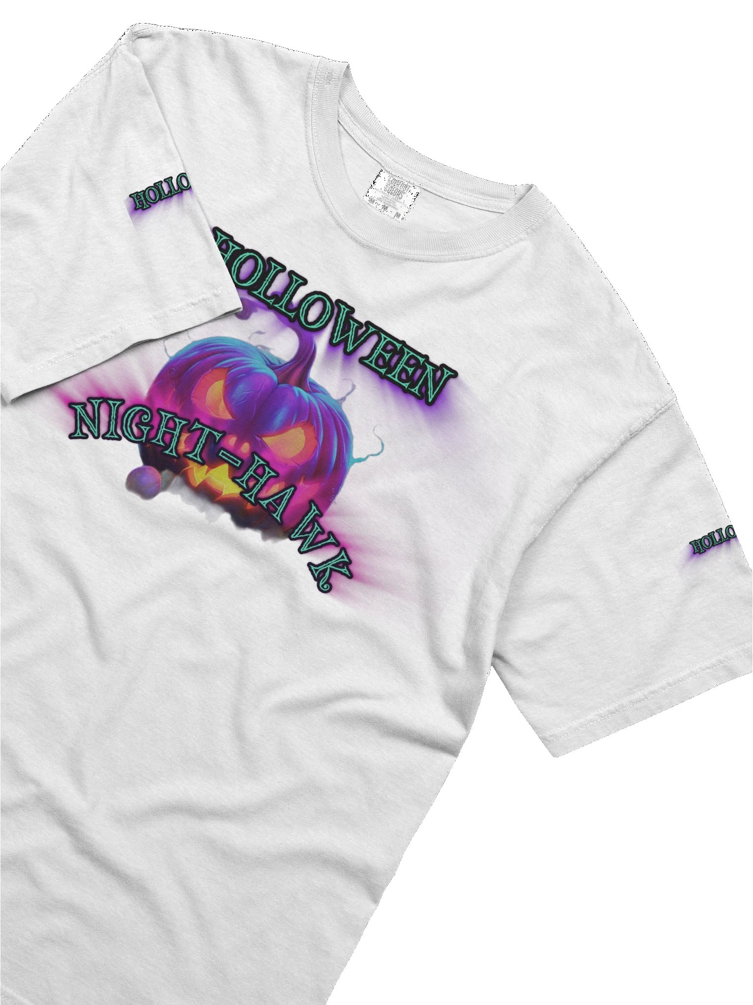 Glowing Halloween Vibes T-Shirt use product image (5)