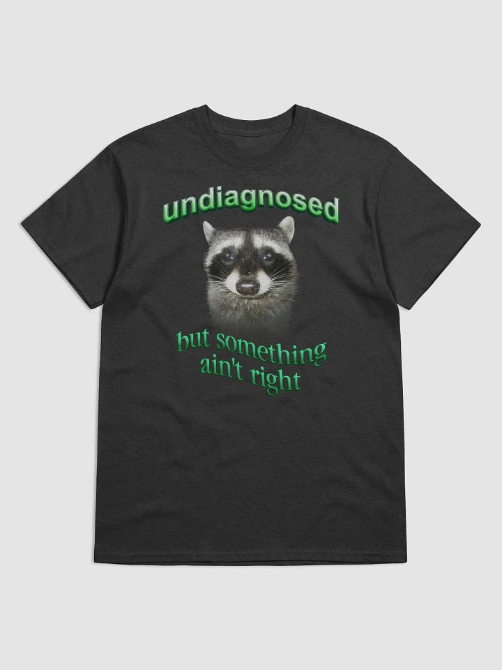 Undiagnosed but something ain't right - Raccoon T-shirt product image (1)