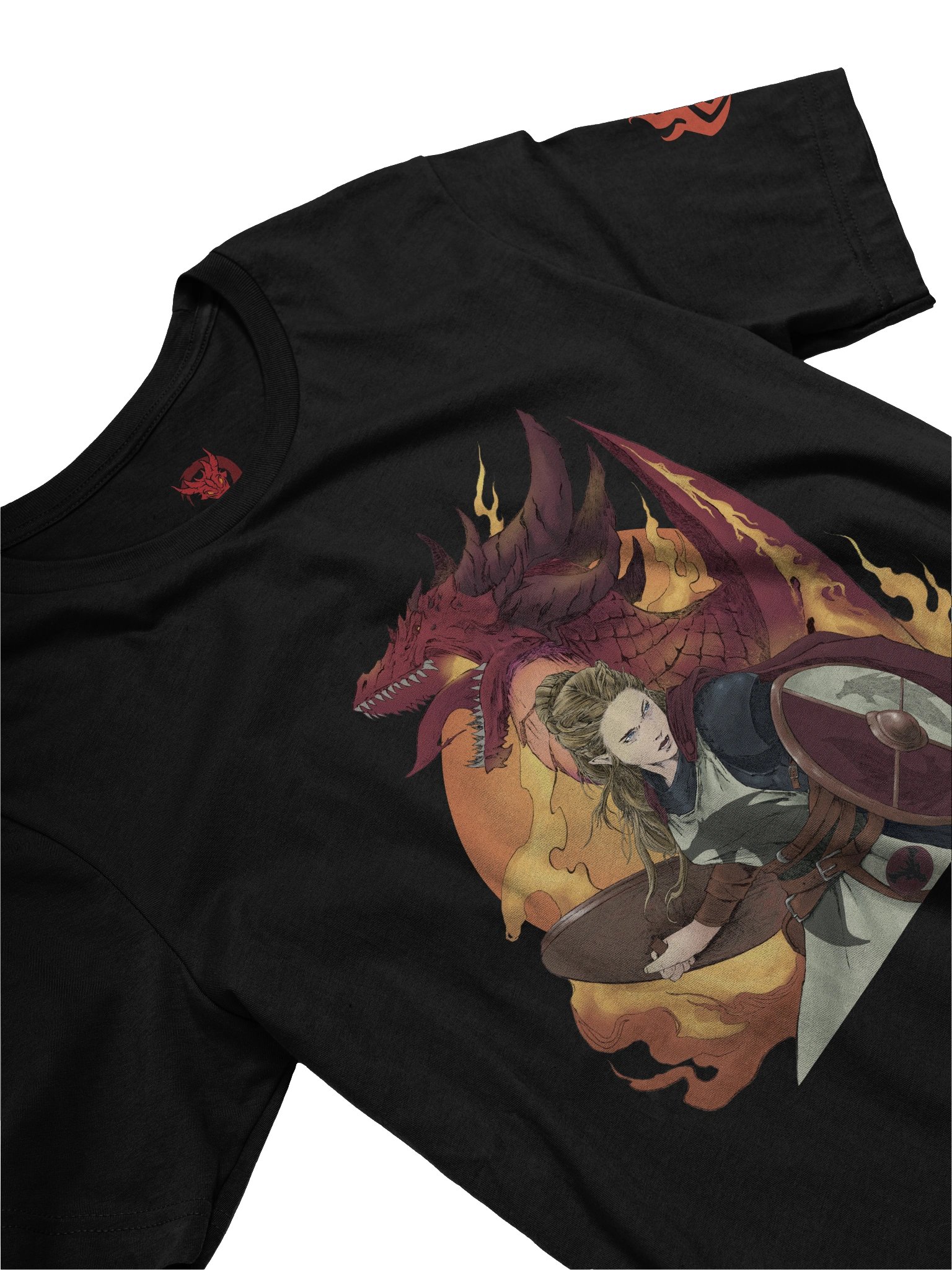 Tshirt - Ariènys & Harath (Version Feu/Fire) product image (3)