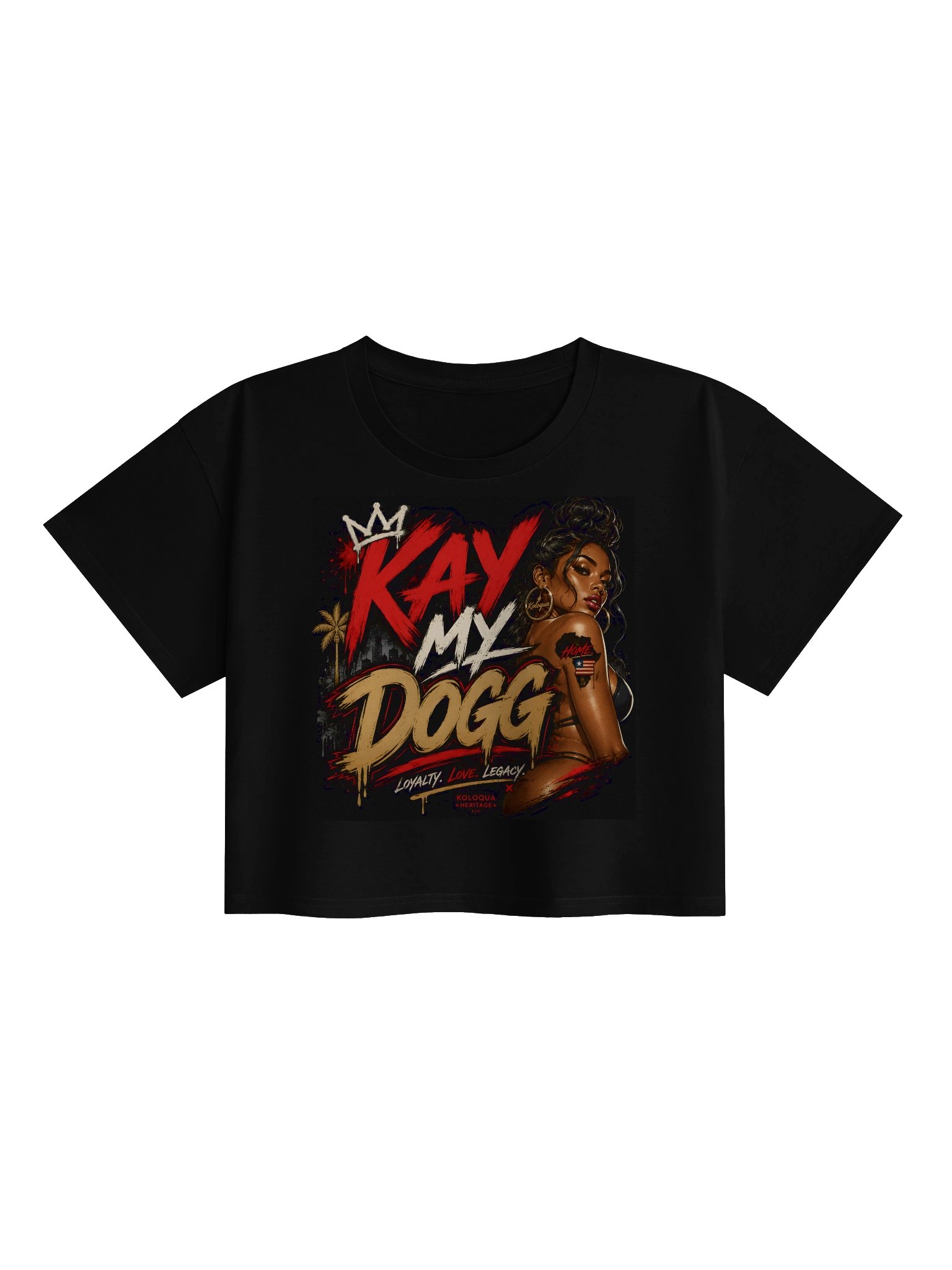 KAY MY DOGG™ – Bold Koloqua Streetwear Graphic Tee product image (7)