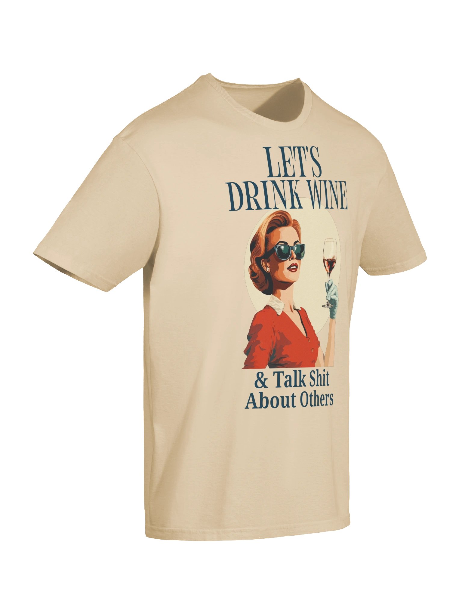 Let's Drink Wine Retro Graphic Tee product image (45)