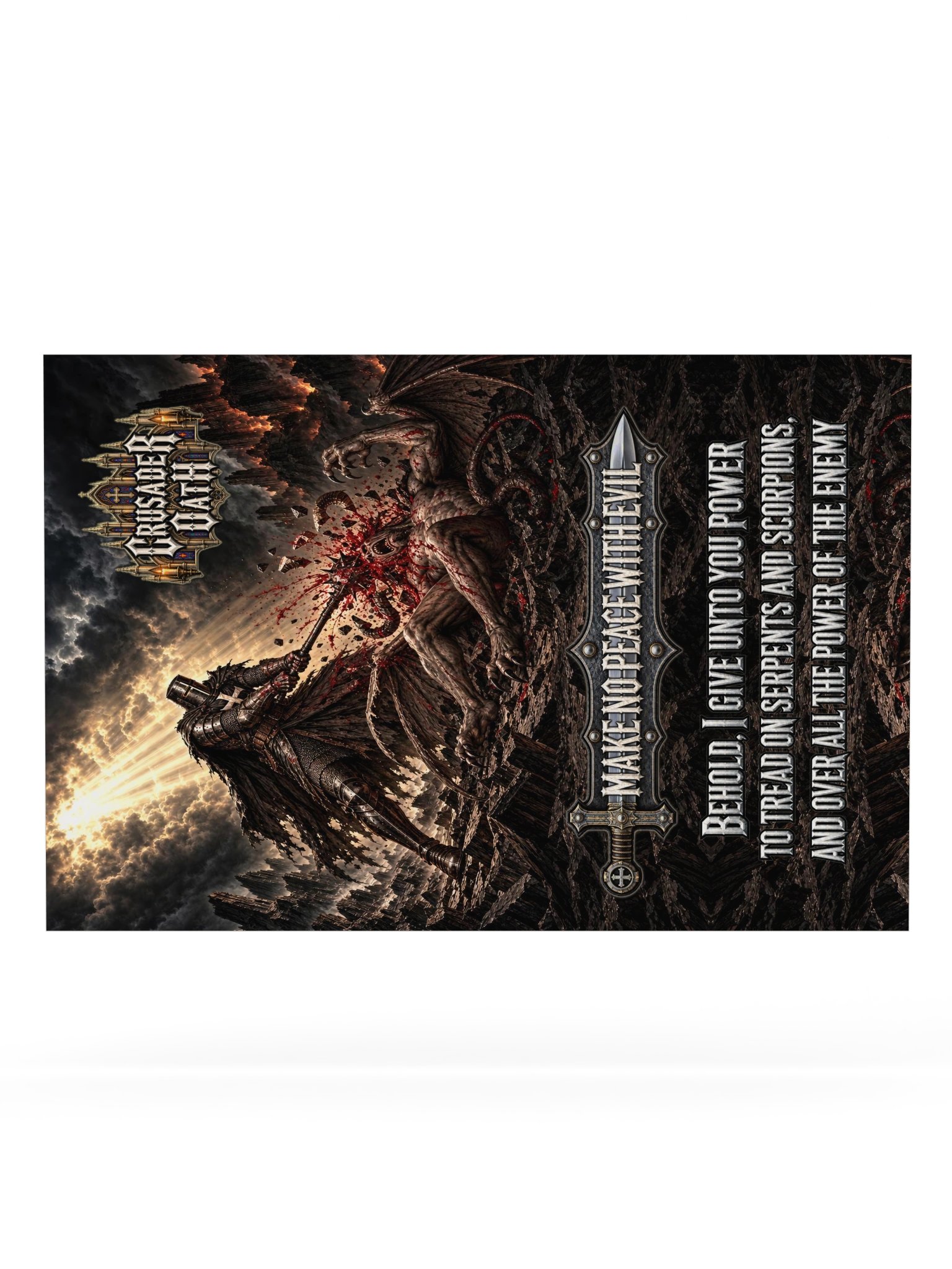 Make No Peace With Evil Posters product image (12)