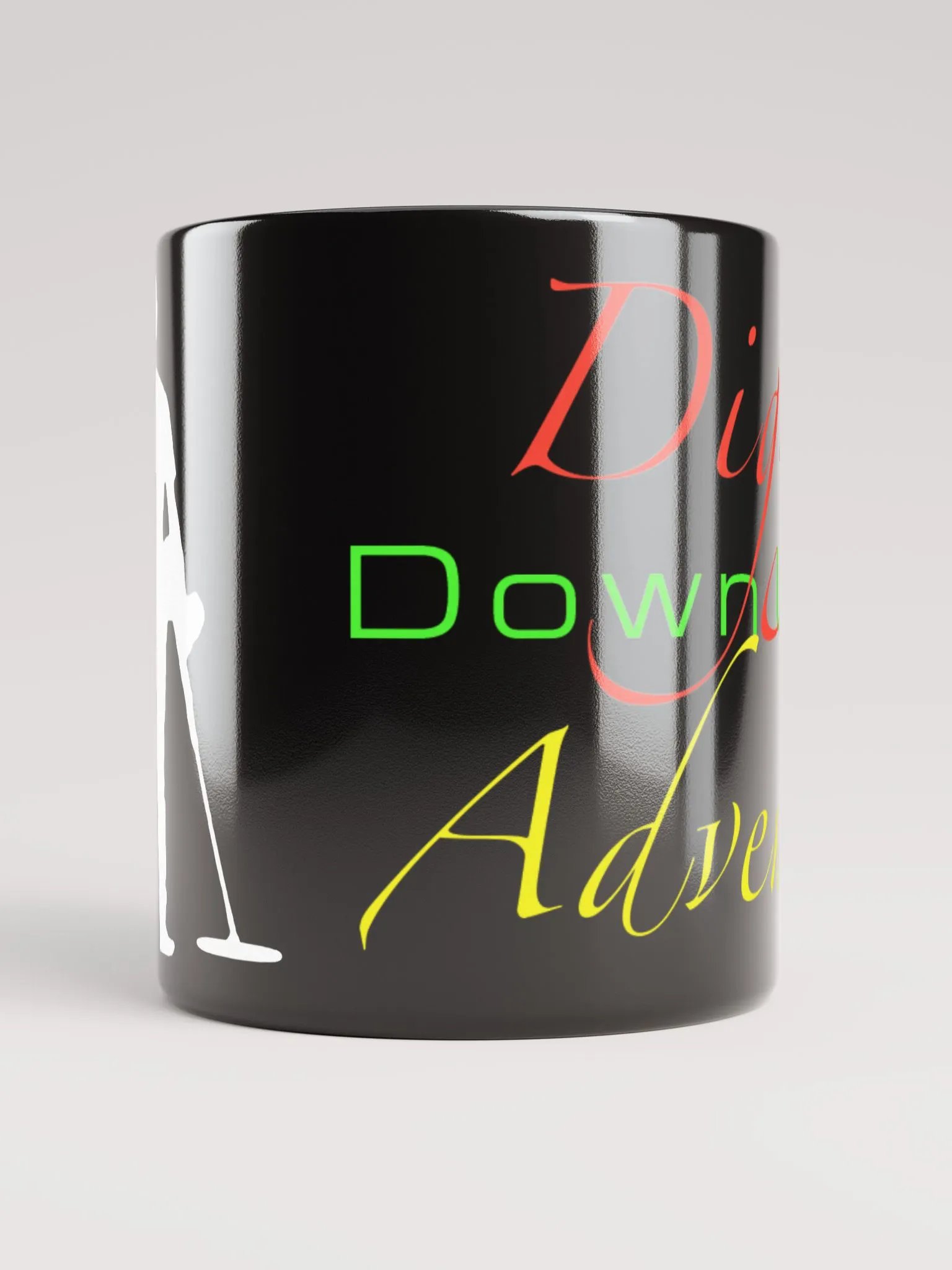 DDUA Glossy Black Mug product image (4)