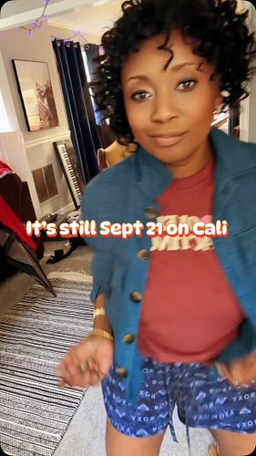Nothing to see here, just a September baby joining the “21st night of September” trend before the clock runs out in Californi...