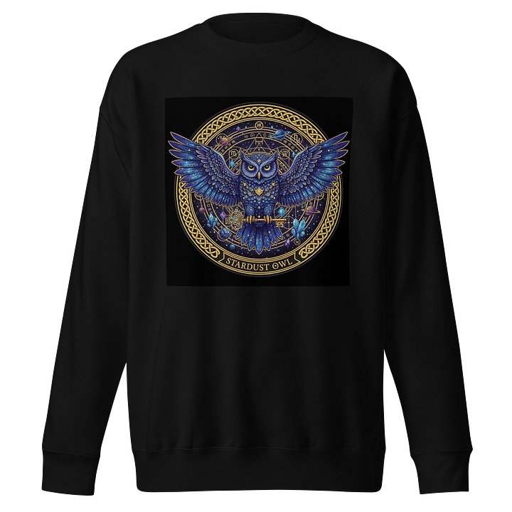 Stardust Owl Cosmic Sweatshirt product image (1)