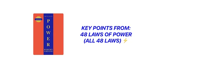 48 Laws of Power: Key Points (All 48 Laws) product image (1)