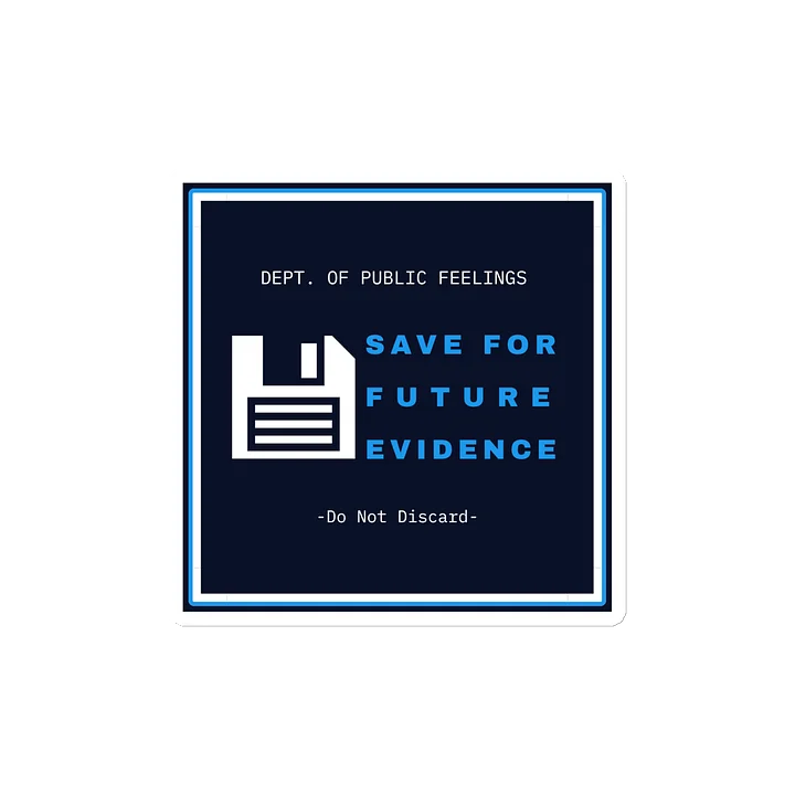 Save for Future Evidence Magnet product image (2)