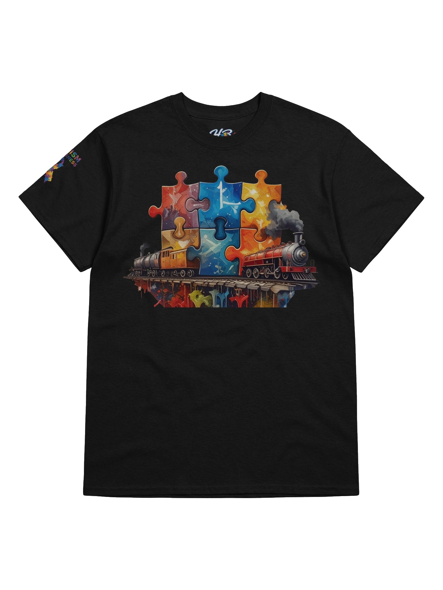 Autism trains tee product image (38)