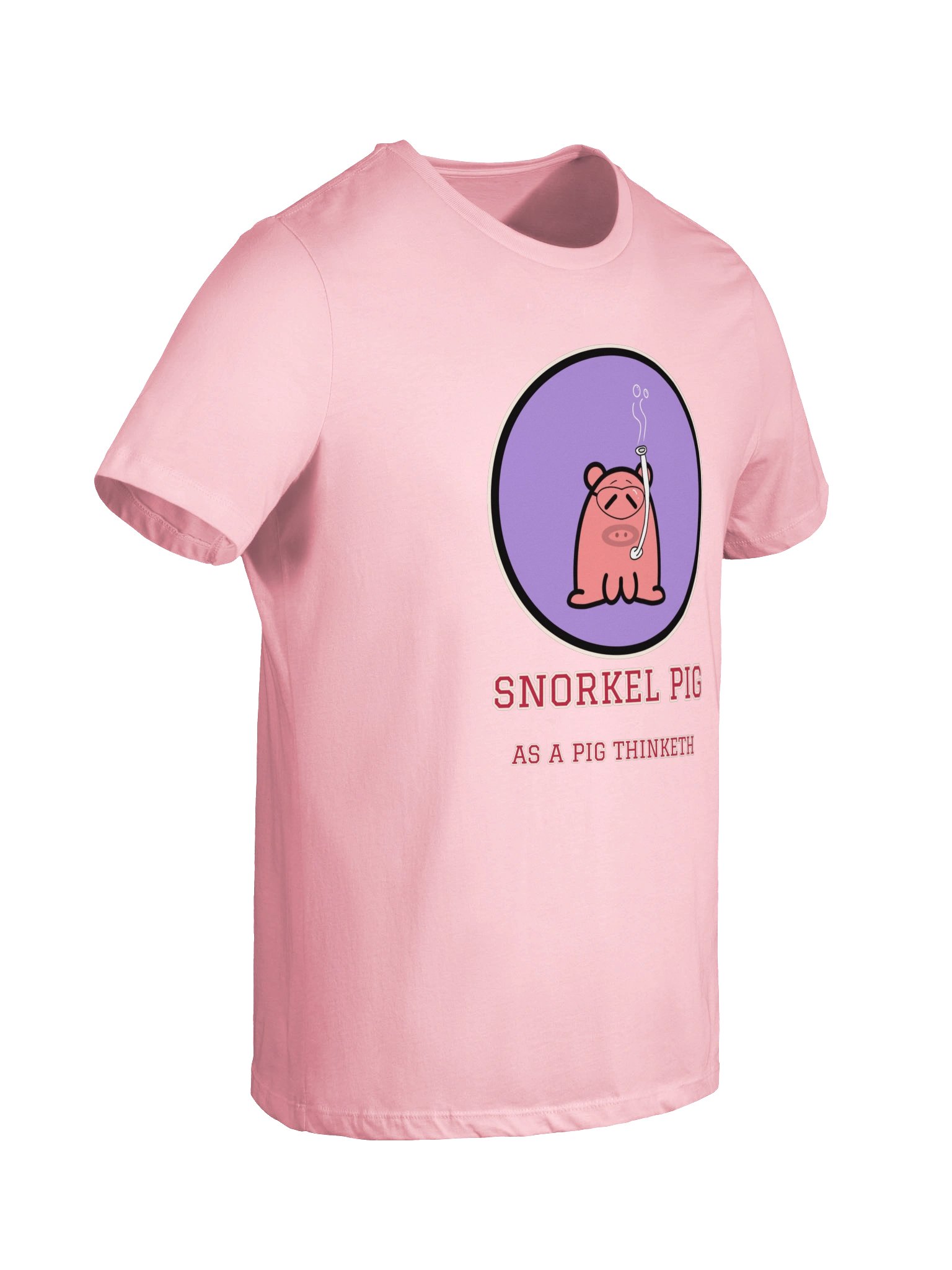 Snorkel Pig Women's Tee | As a Pig Thinketh product image (8)