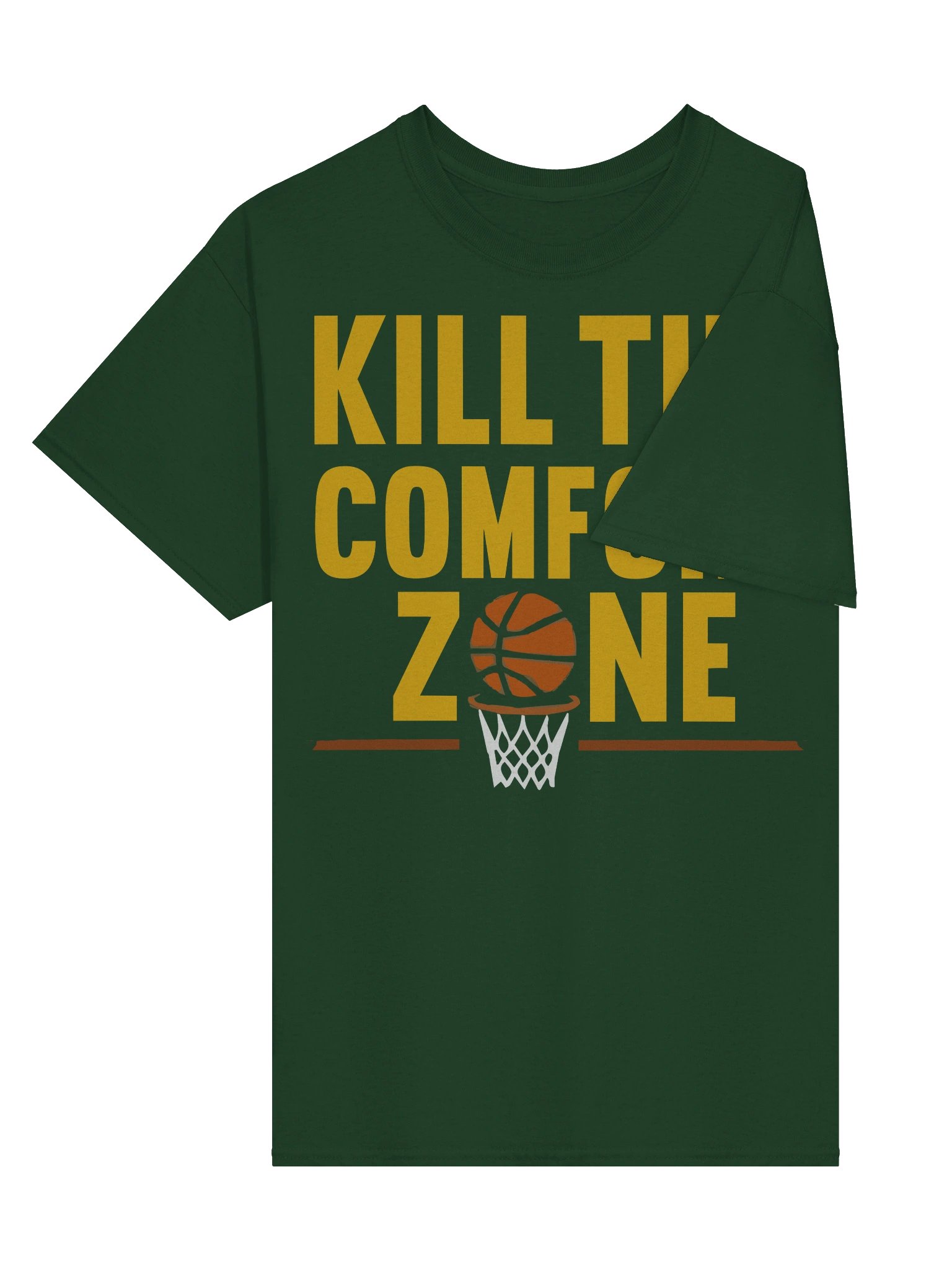 “Kill the Comfort Zone" – Basketball Motivation T-Shirt product image (3)