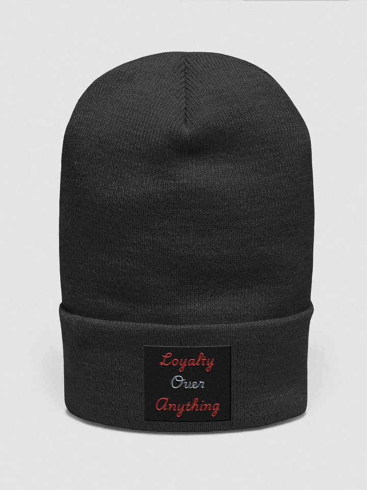 Loyalty Over Anything Embroidered Beanie product image (1)