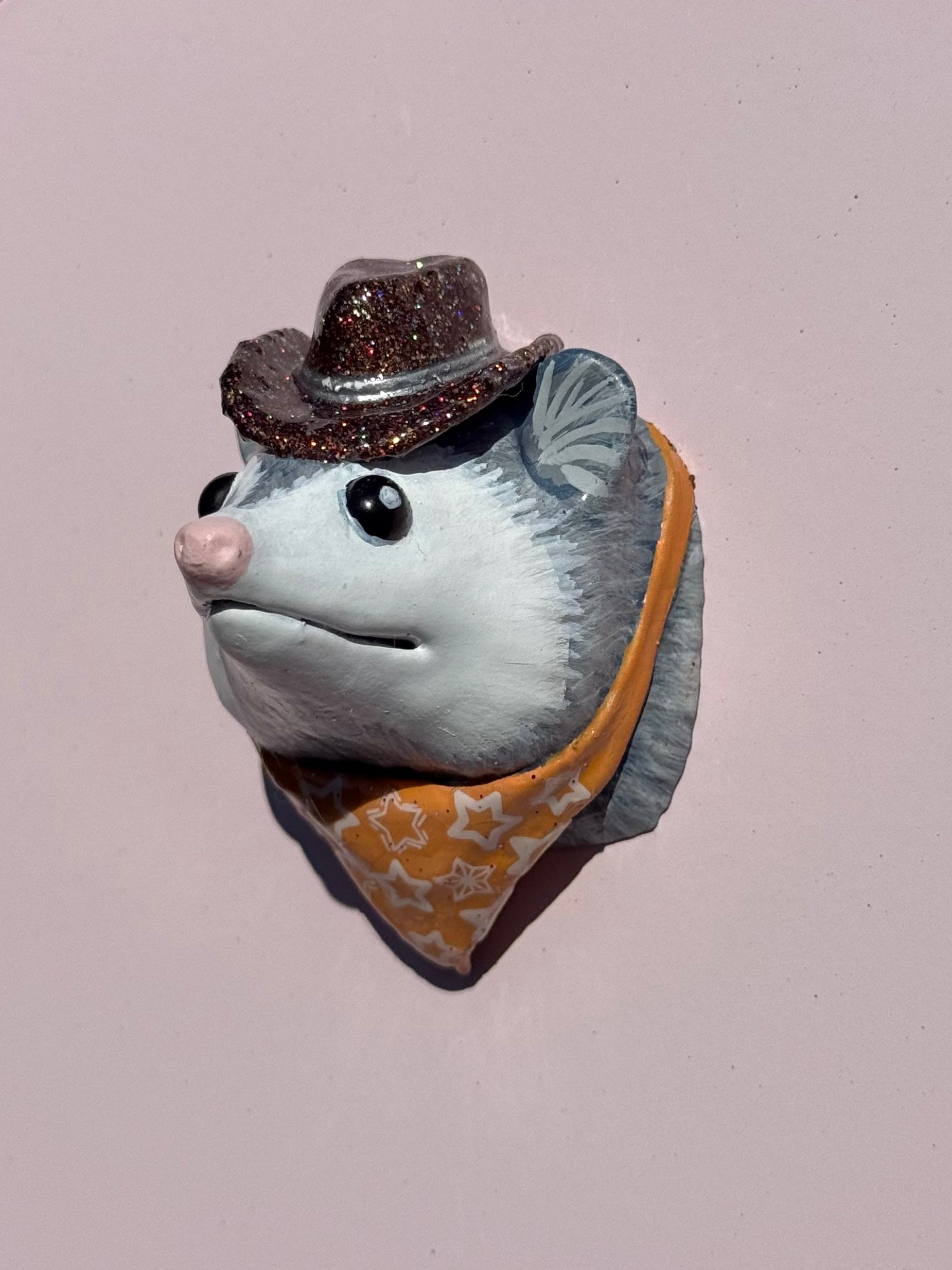 Hand-Painted Possum Magnet (Brown) product image (3)