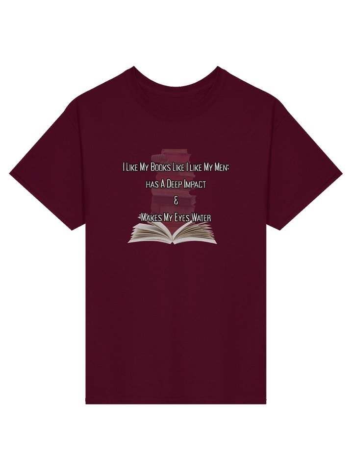 Bookish Humor "Men to Books" Tee Shirt product image (2)