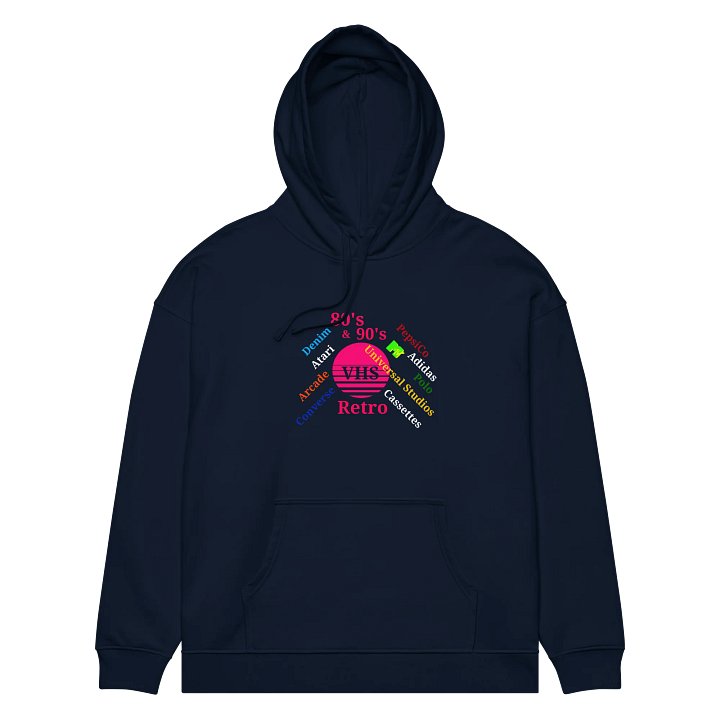 Retro VHS Circle Unisex Hoodie product image (2)
