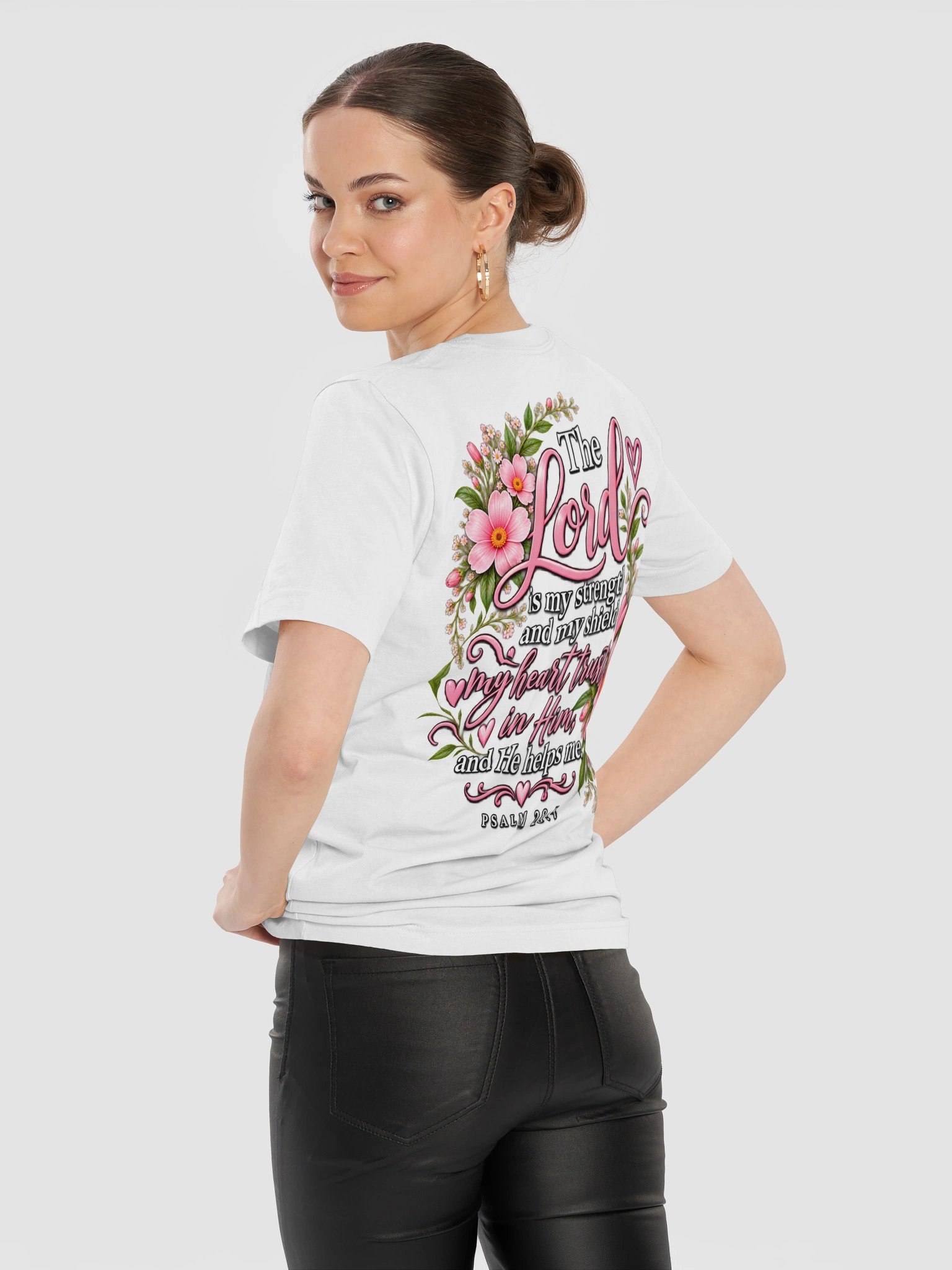 Baby Donkey Faith T-Shirt – Psalm 28:7 🌸🫏 product image (12)