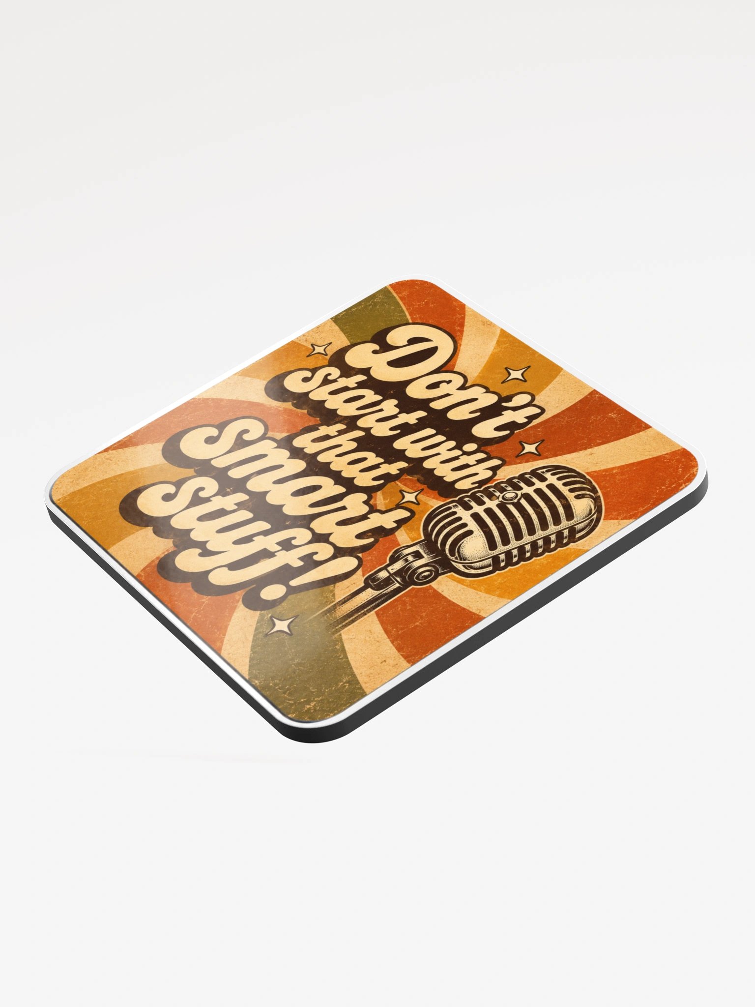 Lance Russell "Don't start with that smart stuff!" Cup Coaster product image (3)