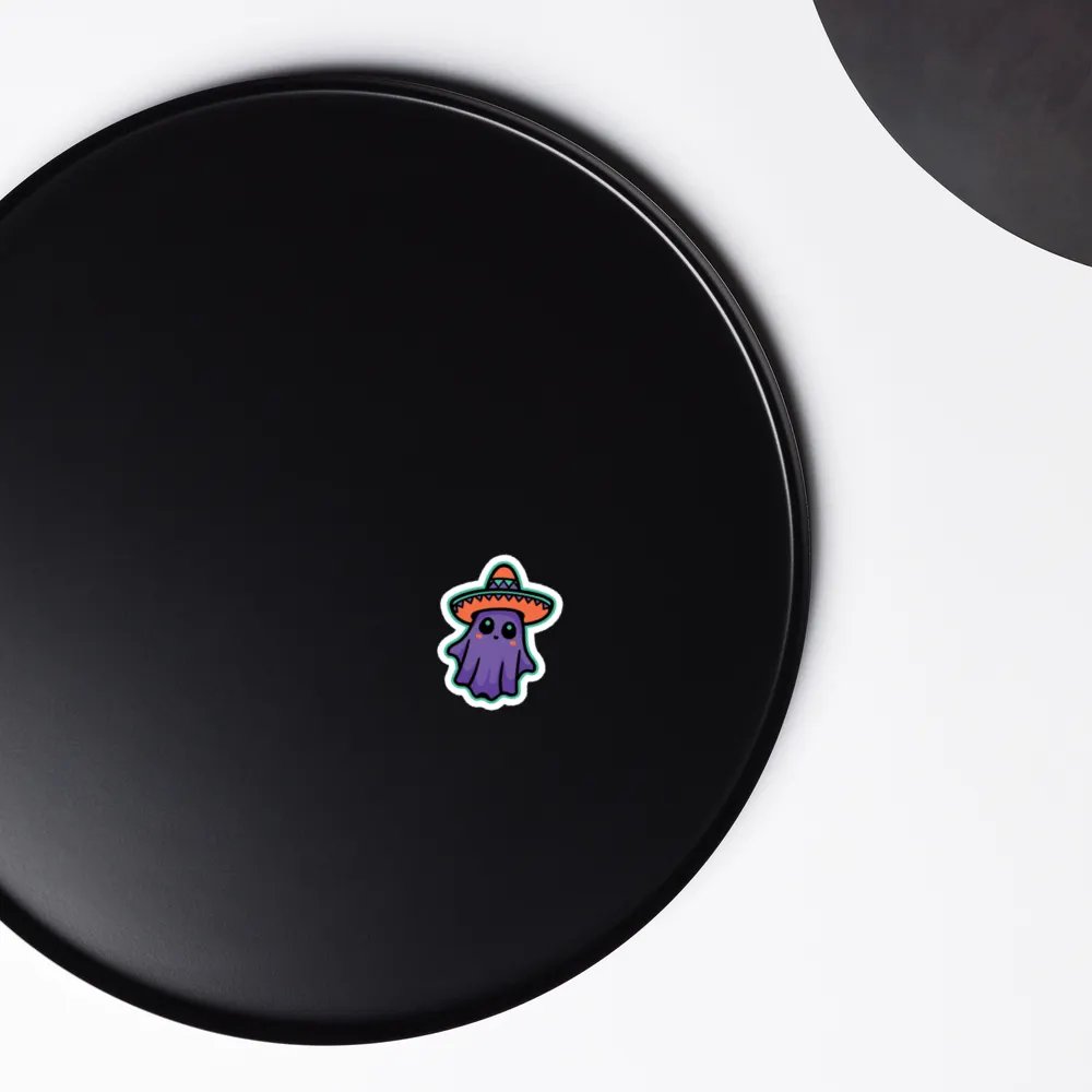 Purple Sombrero Ghost Magnet product image (5)