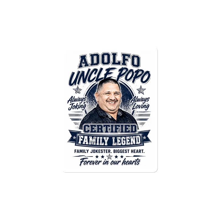 Adolfo “Uncle Popo” Memorial Magnet product image (2)