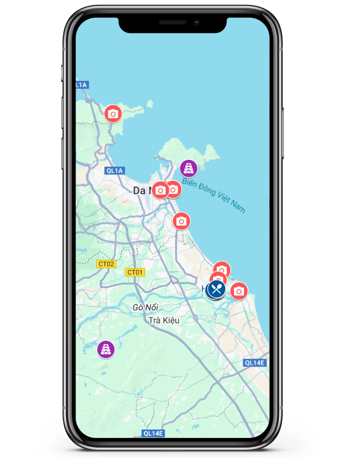 VIETNAM Map & Guide for Easy Trip Planning (100+ Map Pins) product image (2)