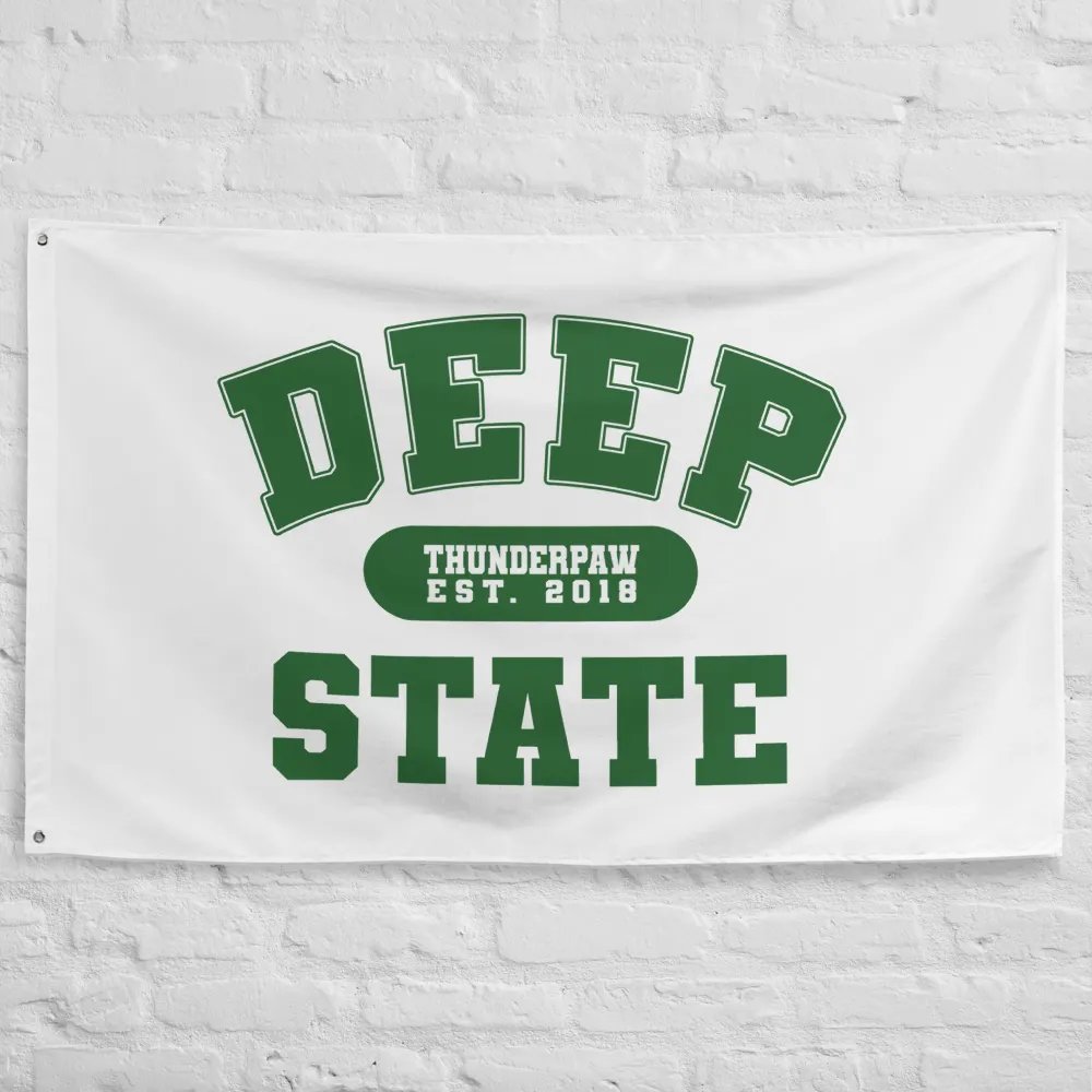 Deep State Varsity Flag / Wall Banner product image (5)