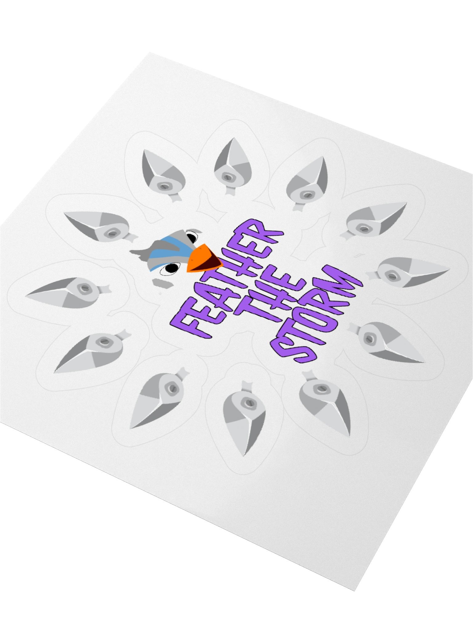 Stormy Bird Sticker product image (8)