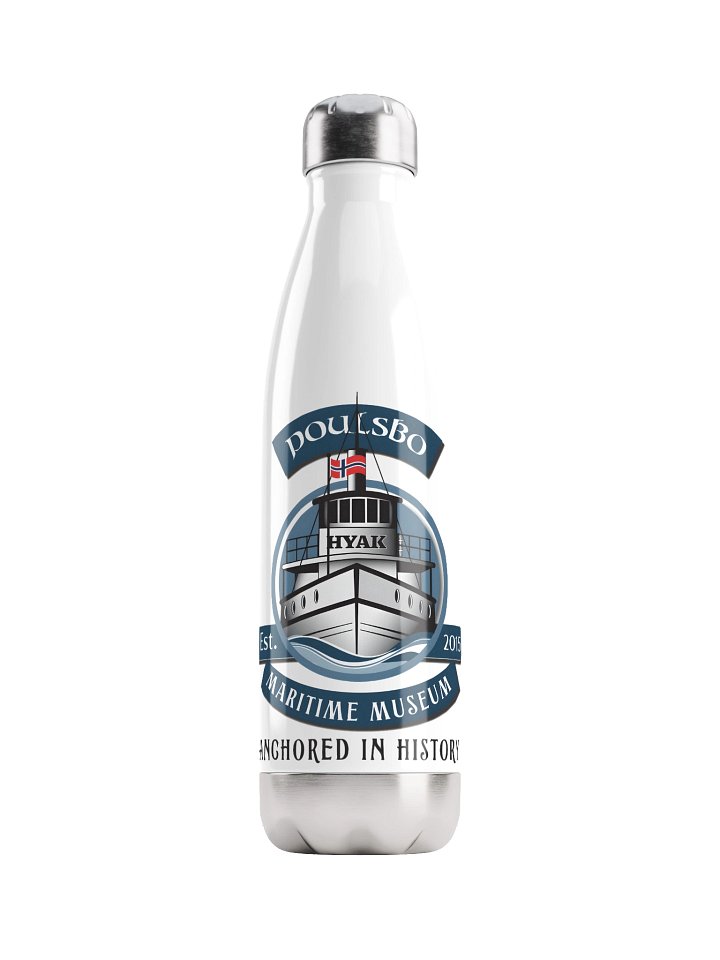 Hyak Maritime Museum Stainless Steel Water Bottle product image (1)