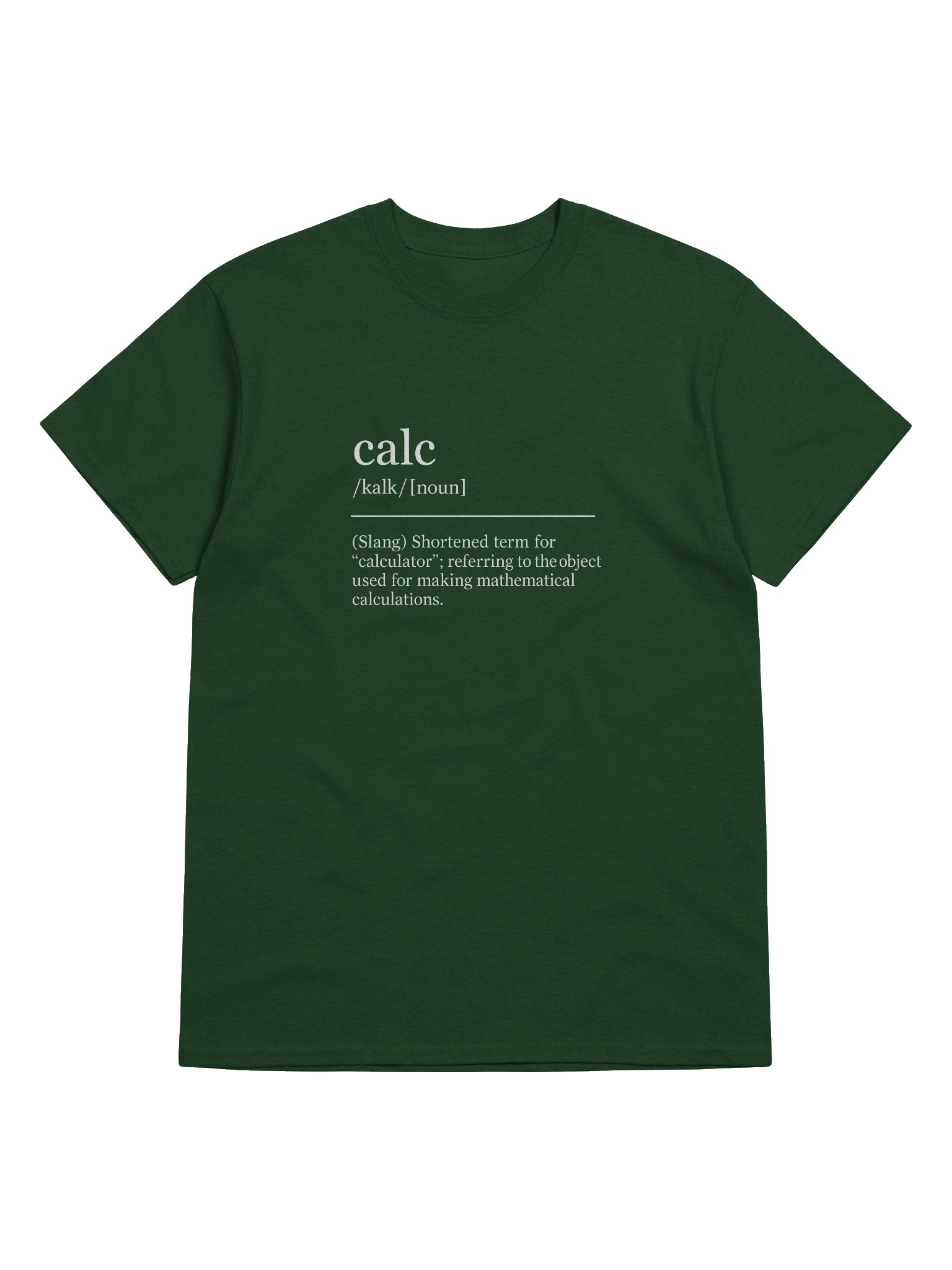 Calc is Short for... Women's Tee product image (65)