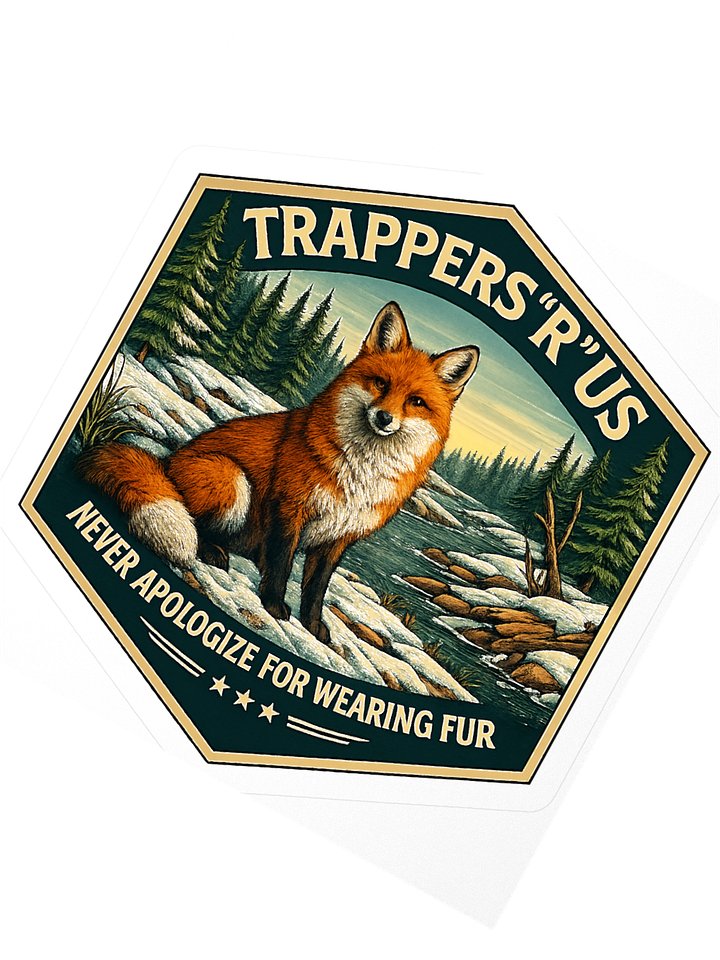 Never Apologize Fox Sticker product image (4)