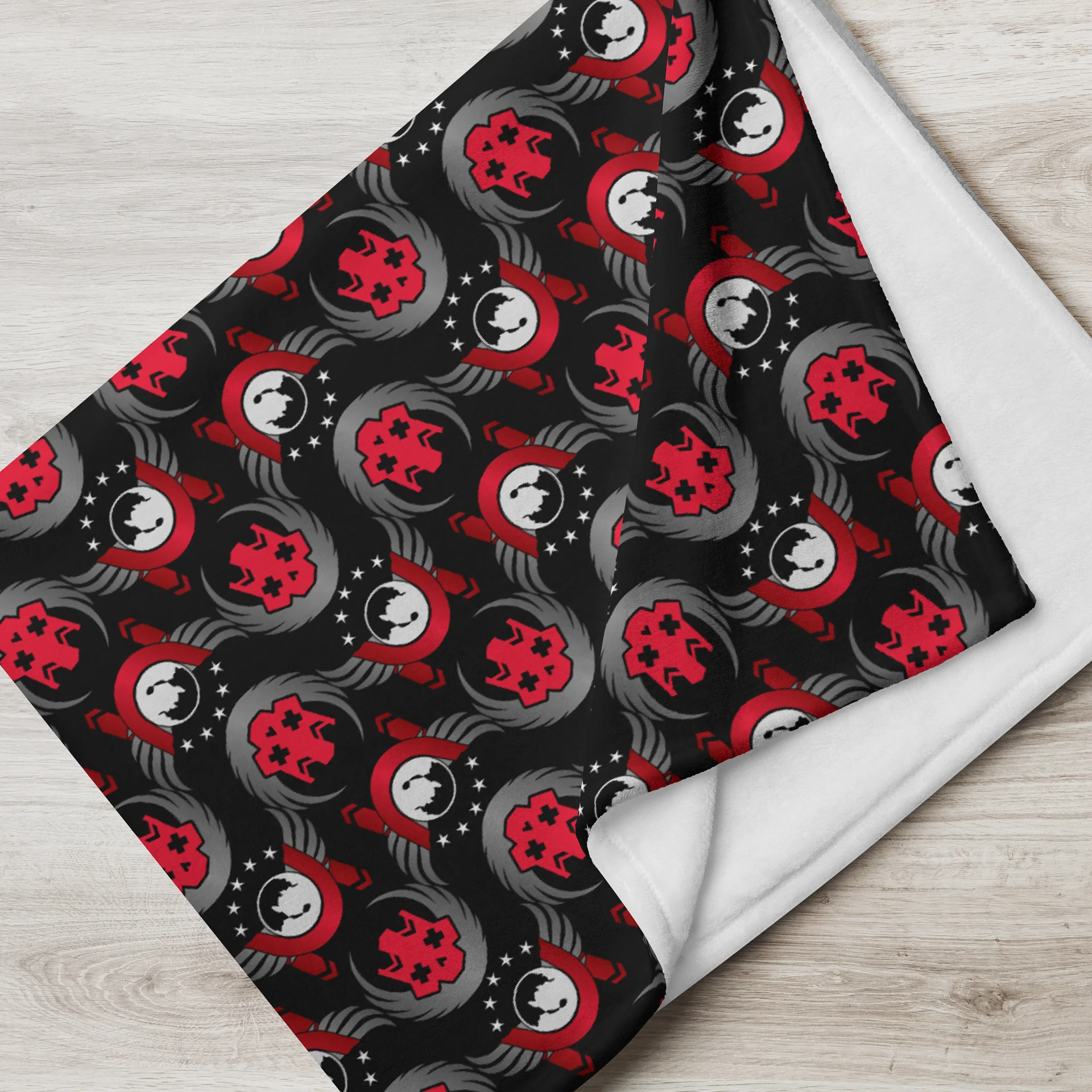 Rogue Republic & Chaosdiver Pattern Throw Blanket product image (7)
