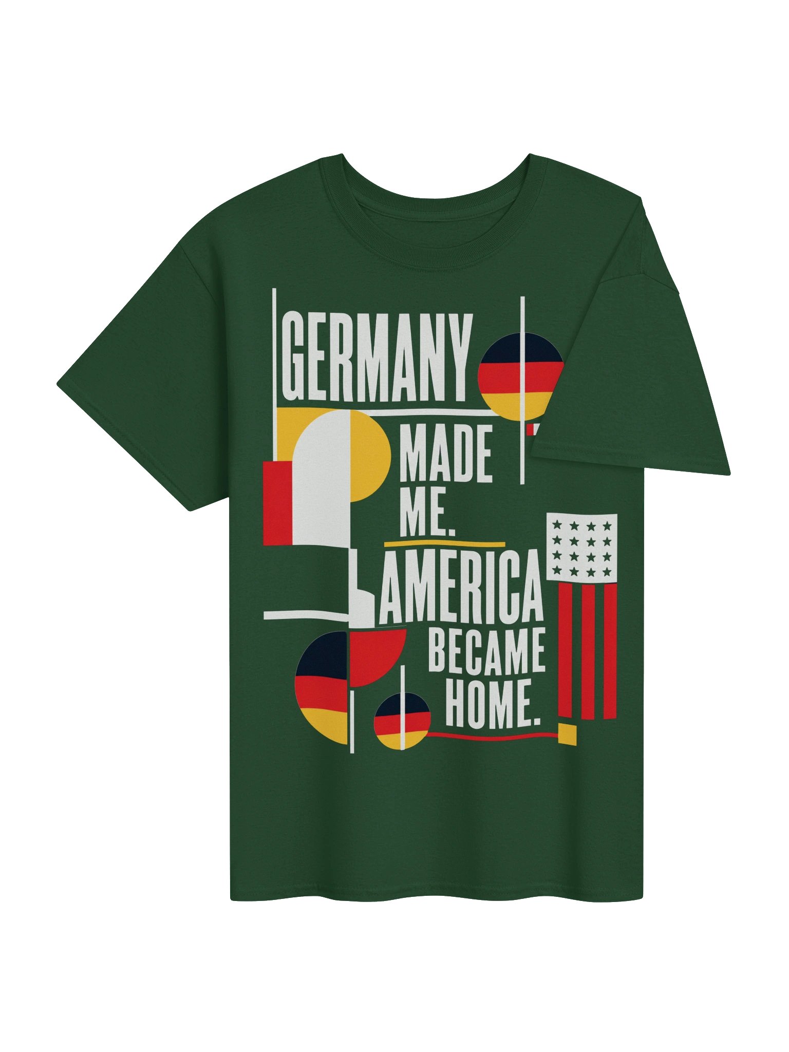 Germany Made Me America Became Home Tee product image (5)