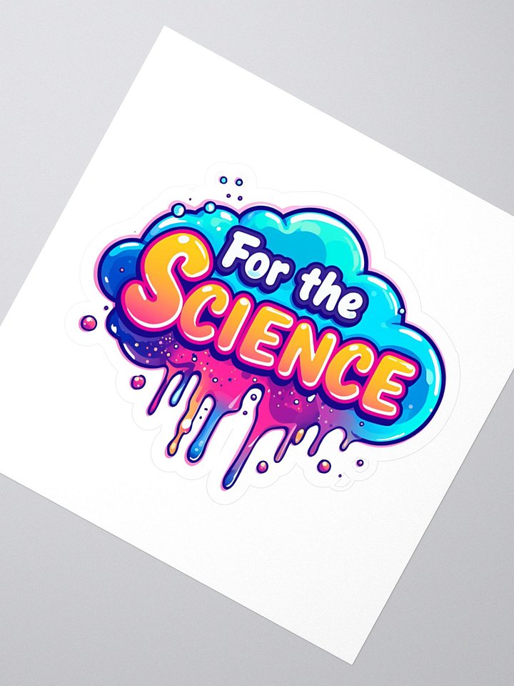 For the Science! Vinyl Stickers product image (2)