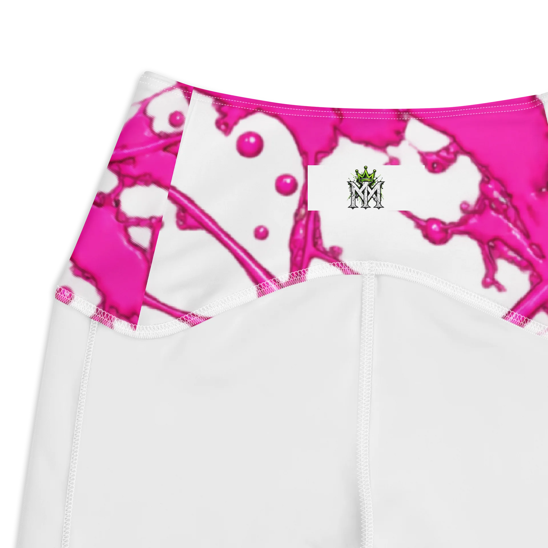 Neon Tangled Floral Crossover Leggings product image (3)