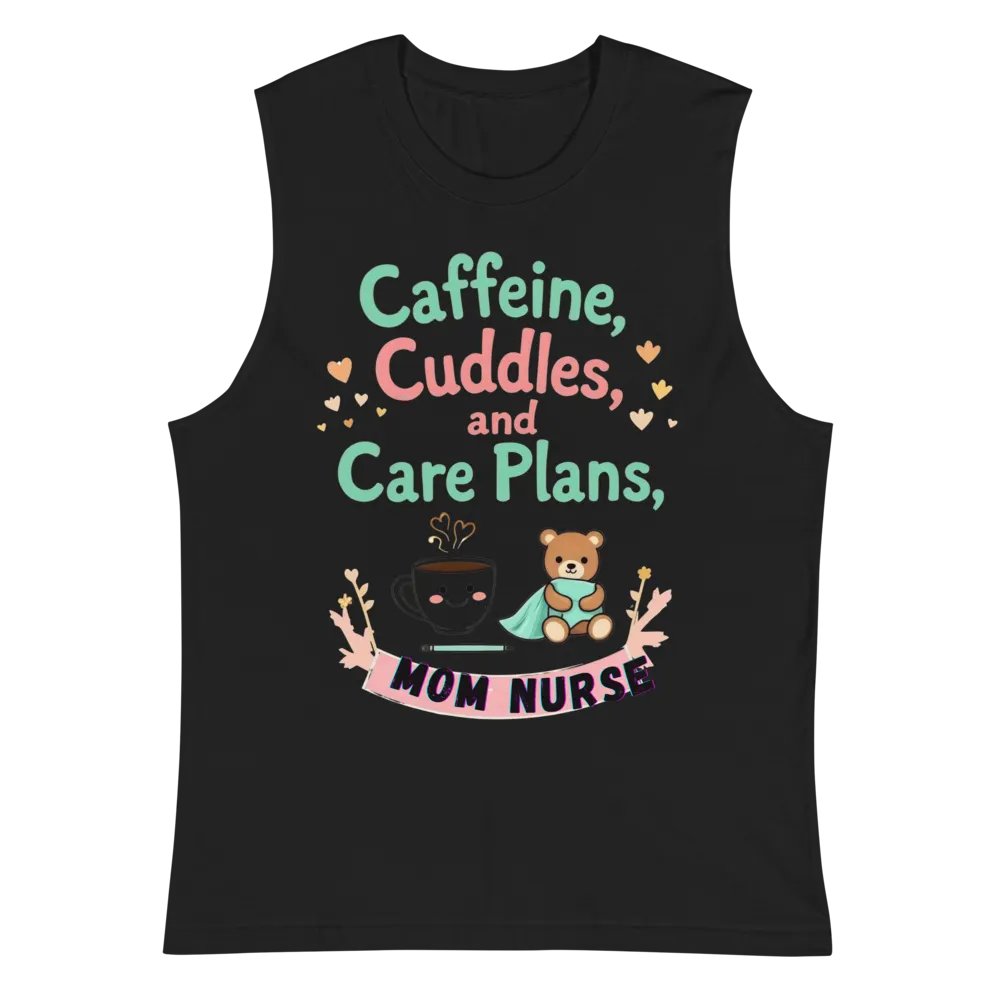 Caffeine & Cuddles Mom Nurse Tank product image (3)