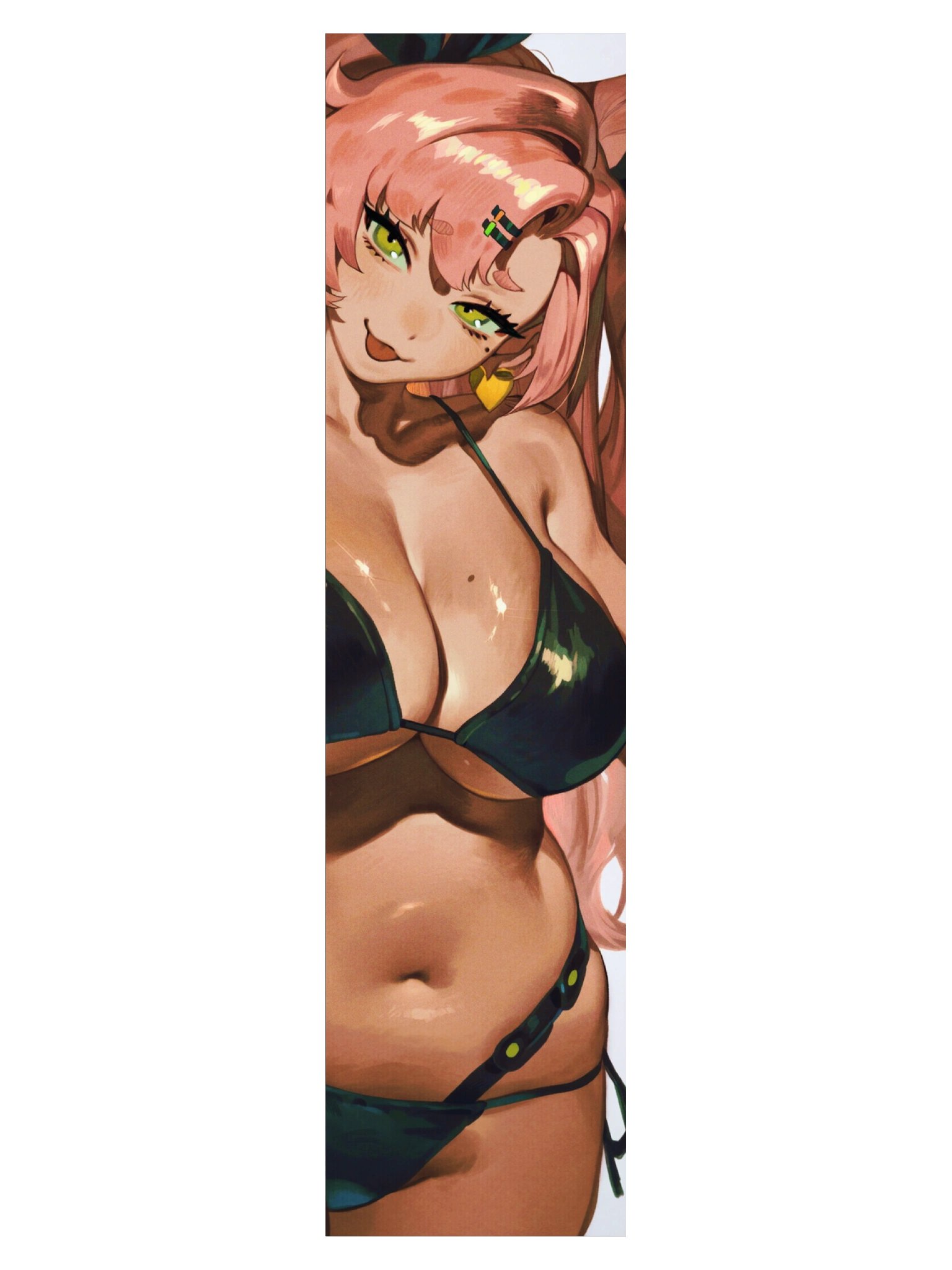 Pink Hair Girl Bikini Long Sticker product image (3)