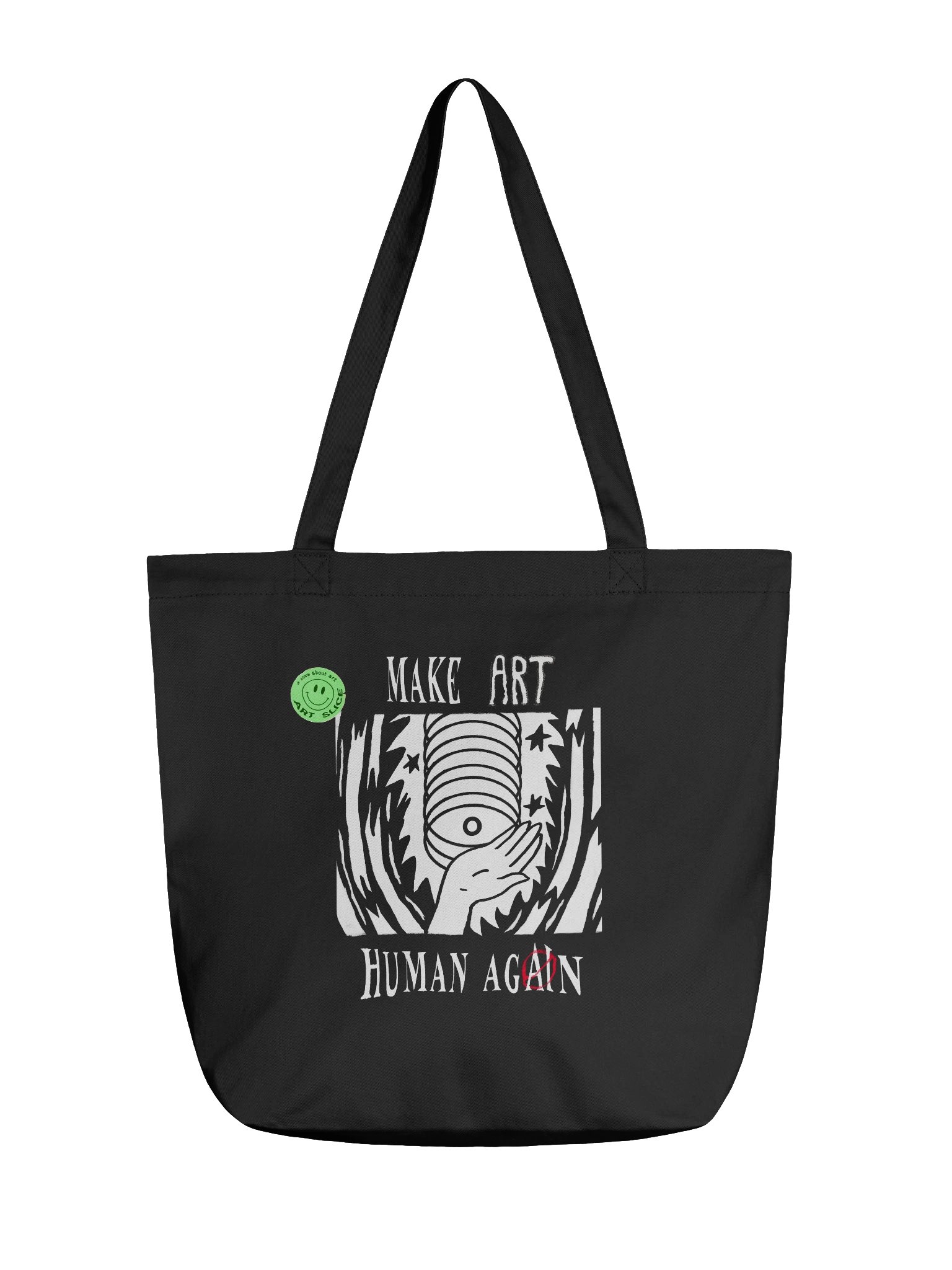 Make Art Human Again eco tote product image (1)