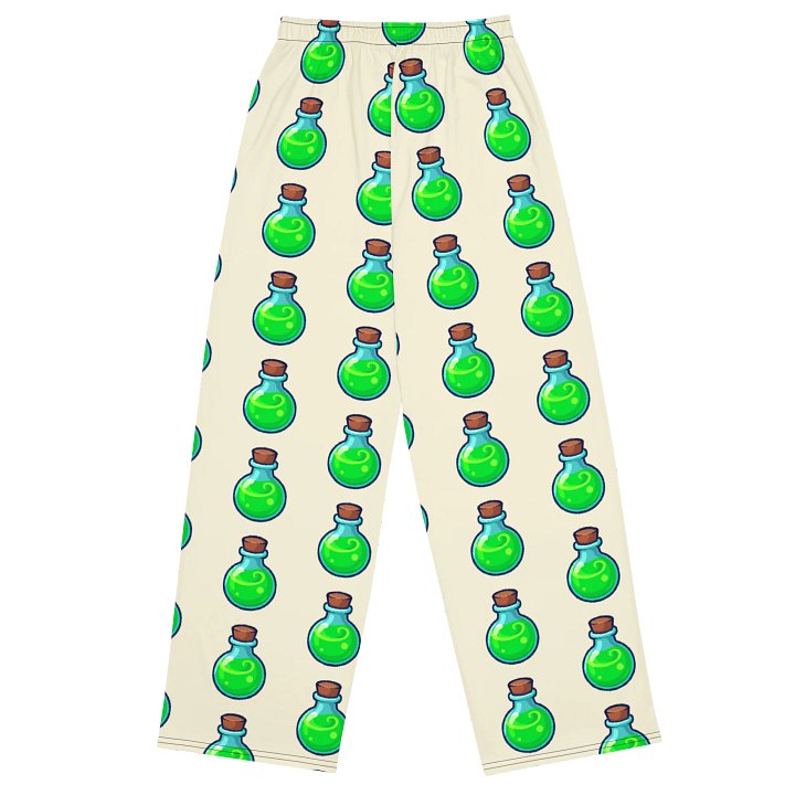 Eyes and Petals All-Over Print Wide-Leg Pants product image (2)