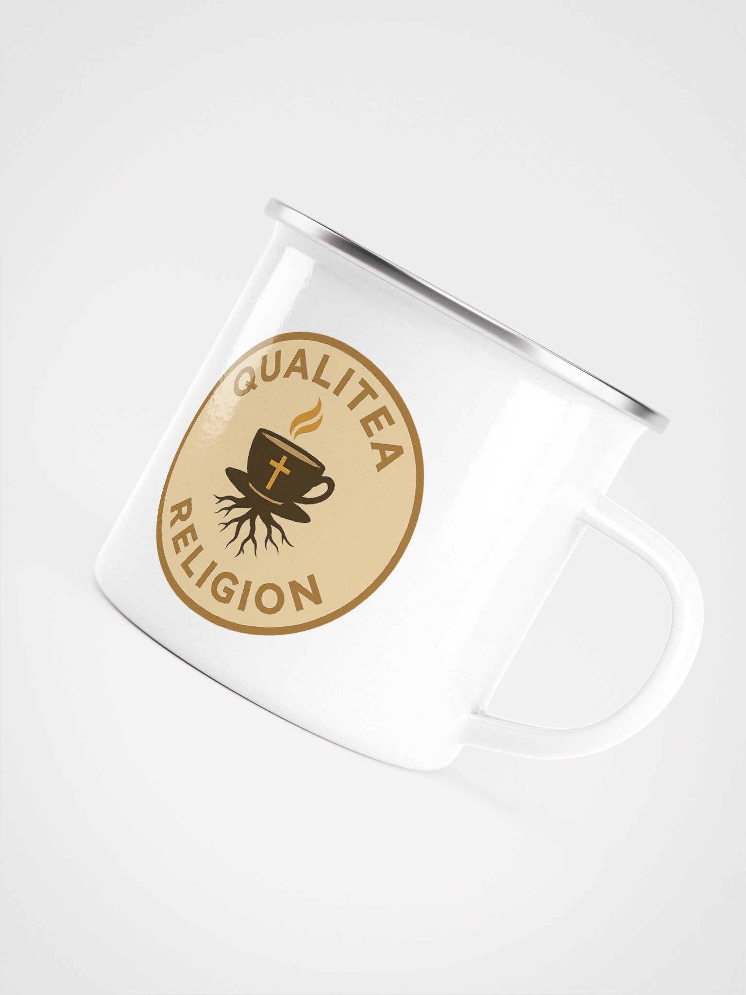 QualiTEA Religion Collection — Enamel Metal Mug product image (5)